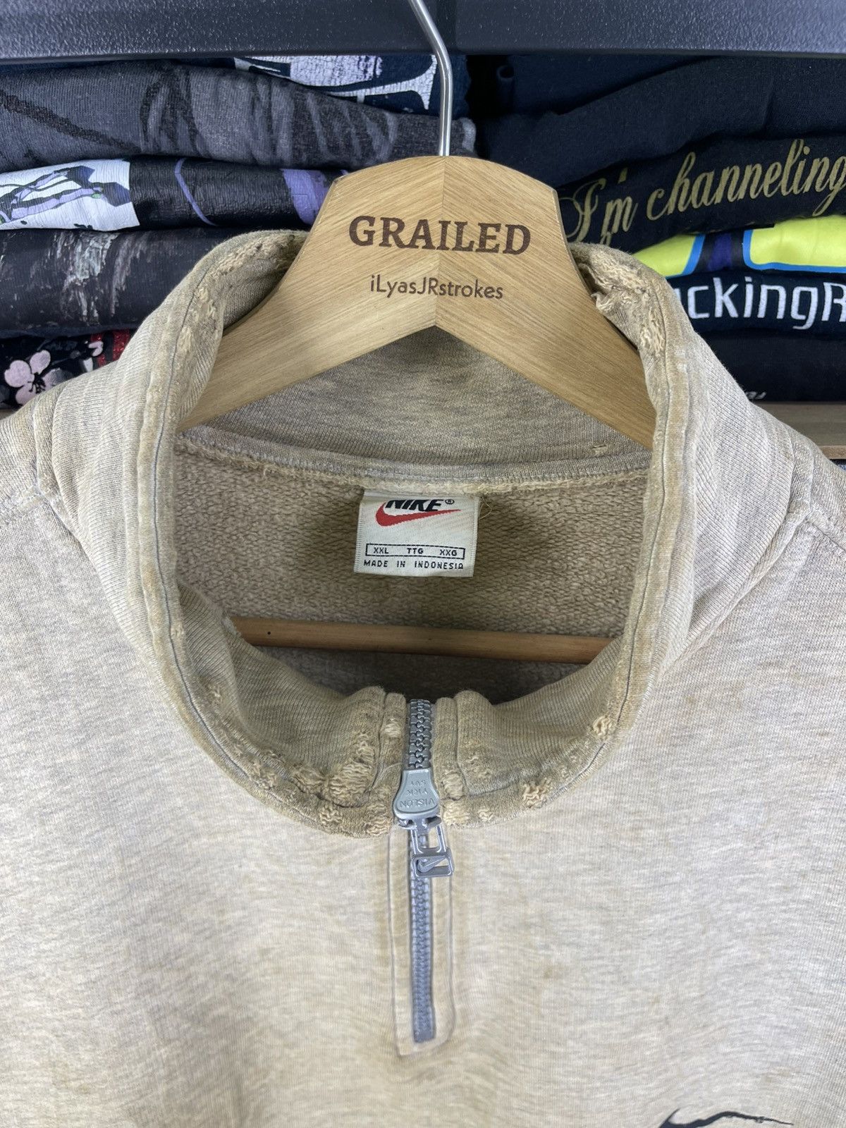 Nike Vintage 90's Nike HalfZipper Sweashirt Size US XXL / EU 58 / 5 - 16 Thumbnail