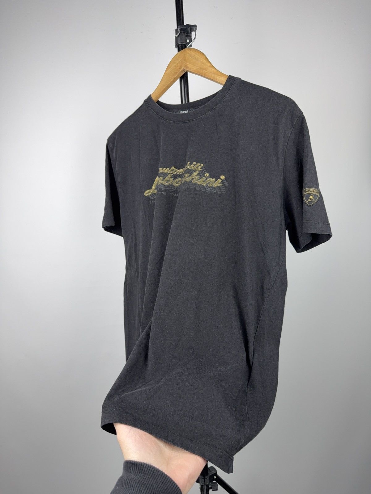Lamborghini Automobili Lamborghini Racing Logo Tee Black XL Y2K Luxury Size US L / EU 52-54 / 3 - 8 Thumbnail