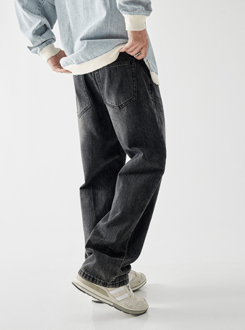Japanese Brand Vintage clanfit washed whisker jeans straight leg Size US 32 / EU 48 - 4 Thumbnail