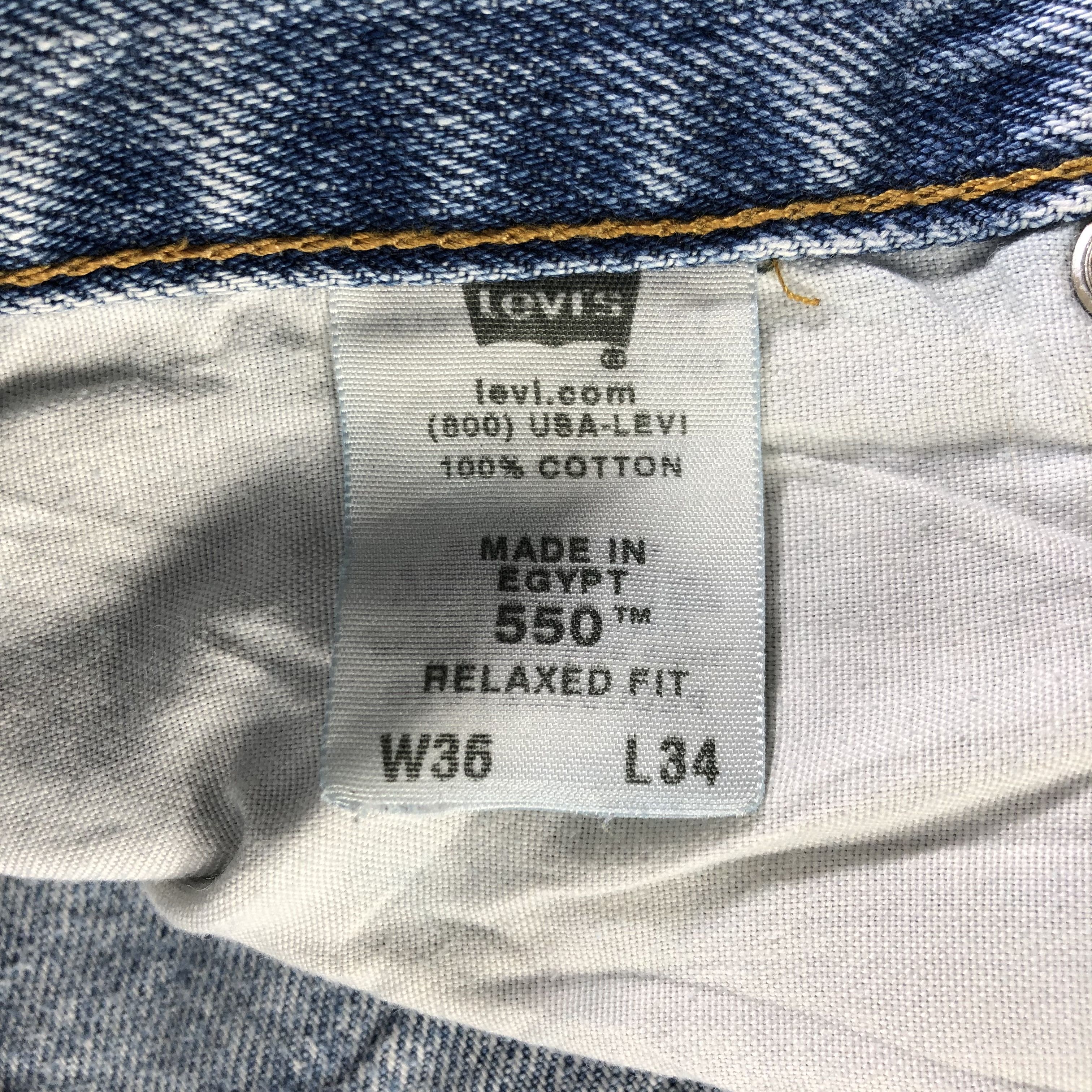 Levi's Vintage Blue Wash Levis 550 Jeans-J3130 Size US 38 / EU 54 - 9 Thumbnail