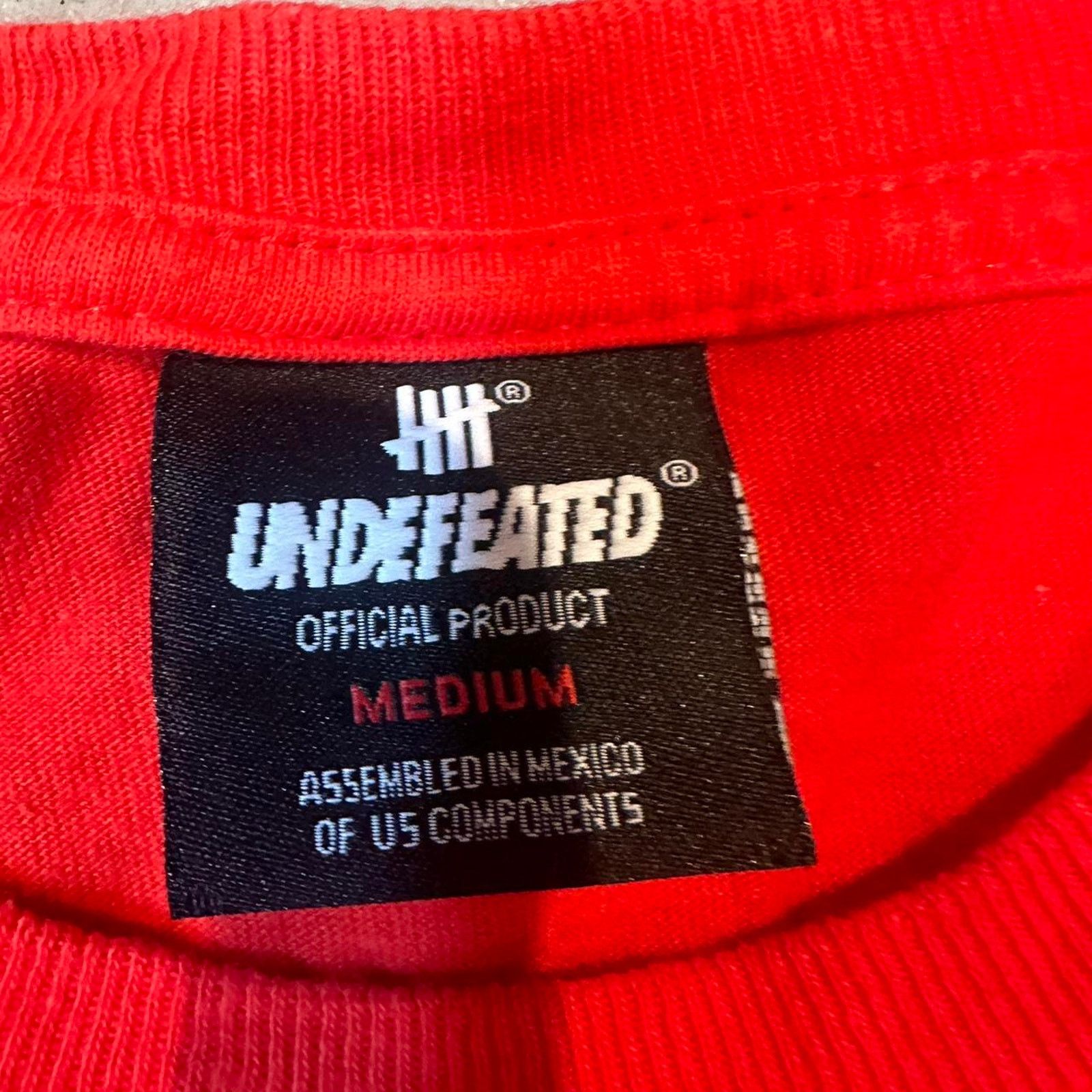 Undefeated Red Undefeated Shirt Size M Size US M / EU 48-50 / 2 - 3 Thumbnail