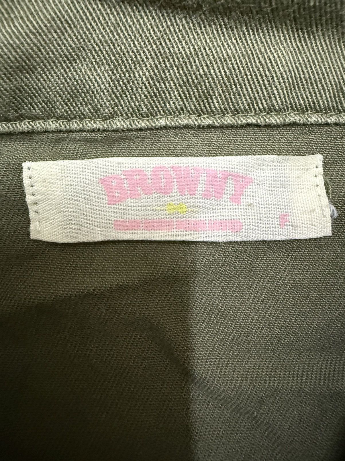 Vintage Browny U.S Army Military Open Colar Button Up shirt Size S / US 4 / IT 40 - 5 Thumbnail