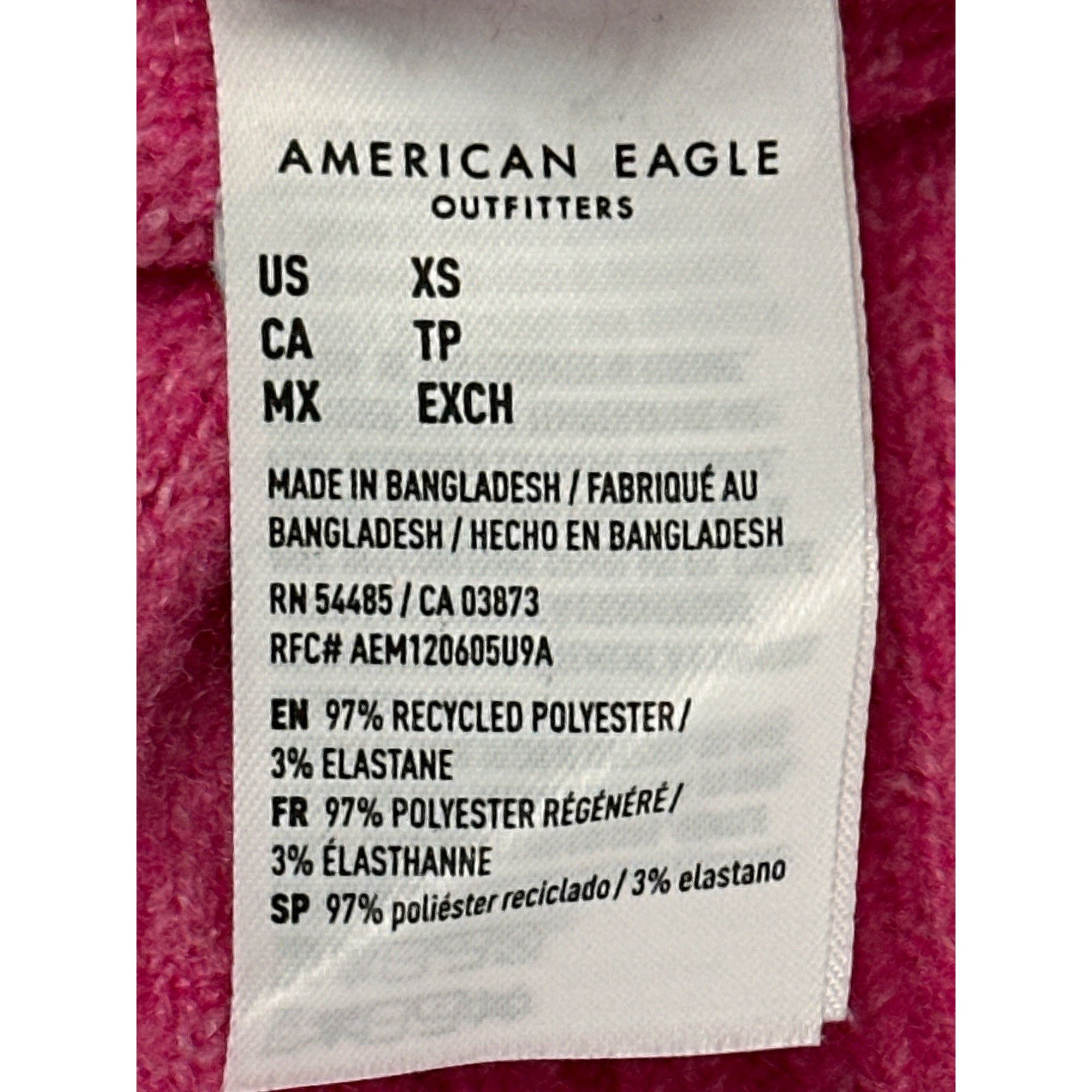 American Eagle Outfitters American Eagle Outfitters Pink Long Sleeve Soft Plush Sweate Size XS / US 0-2 / IT 36-38 - 5 Thumbnail