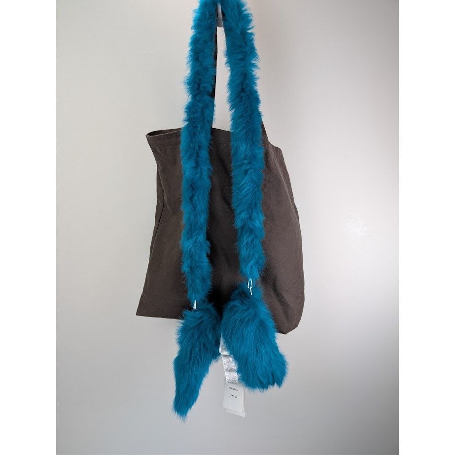 Bottega Veneta o1rshd1 Size: 8.5 / Toscana Shearling Gloves in Blue Size ONE SIZE - 22 Thumbnail
