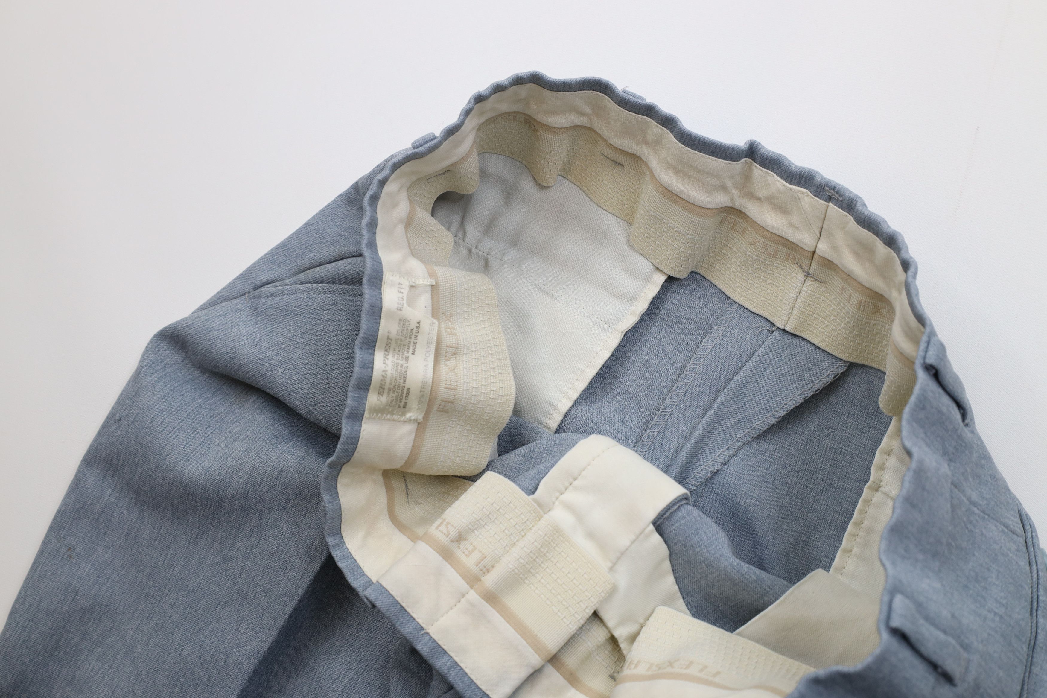 Vintage Vintage 70s Streetwear Chambray Wide Leg Chino Pants USA Size US 34 / EU 50 - 10 Thumbnail