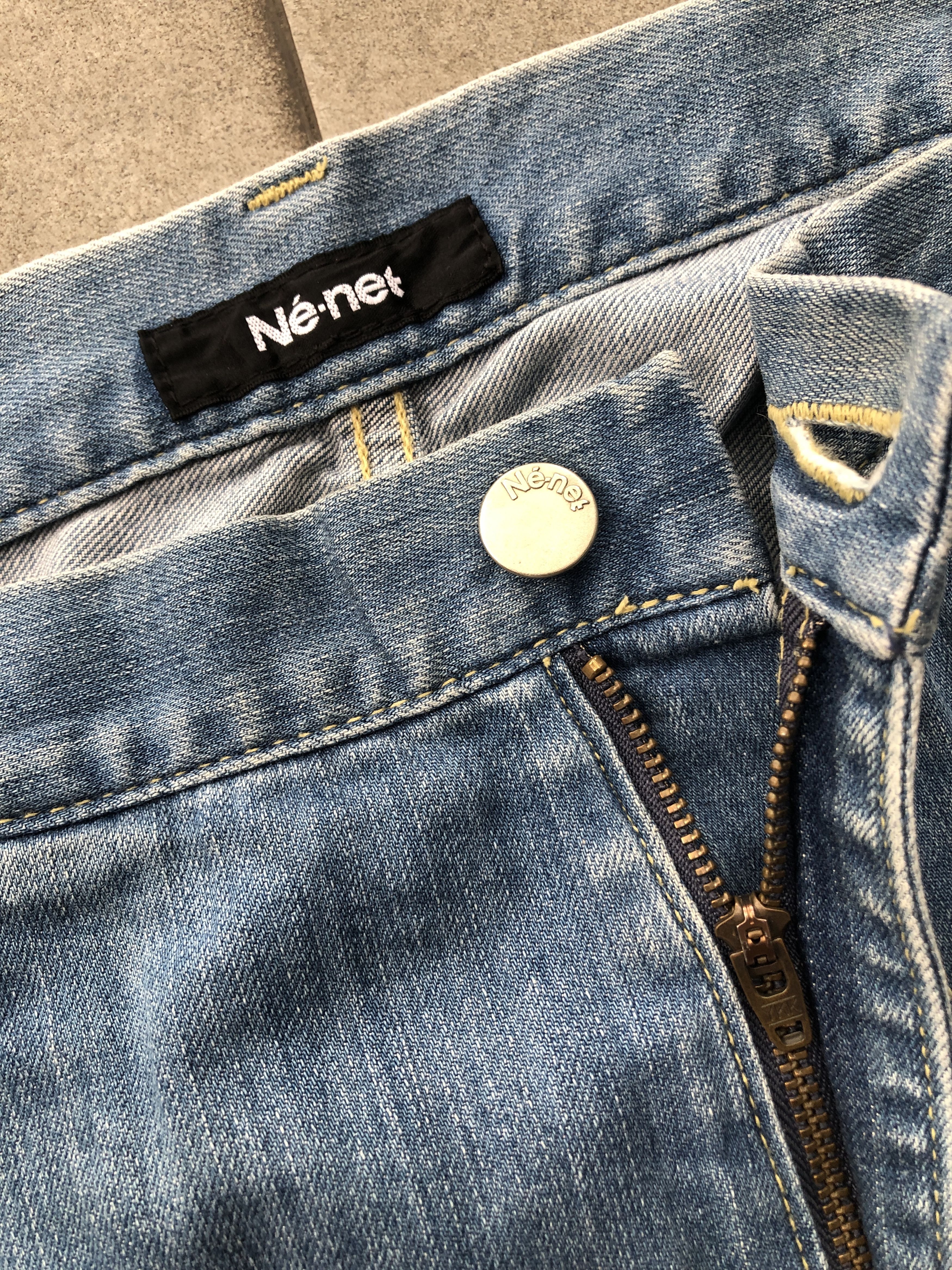 Ne-Net Archive Ne-net by Issey Miyake Character Embroidery Denim Size 30" / US 8 / IT 44 - 5 Thumbnail