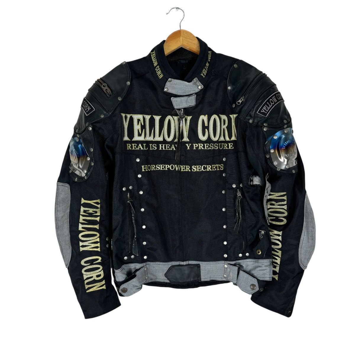 YELLOW CORN ☀️YELLOW CORN PADDING SLEDGE HAMMER RACING TEAM JACKET Size US L / EU 52-54 / 3 - 2 Thumbnail