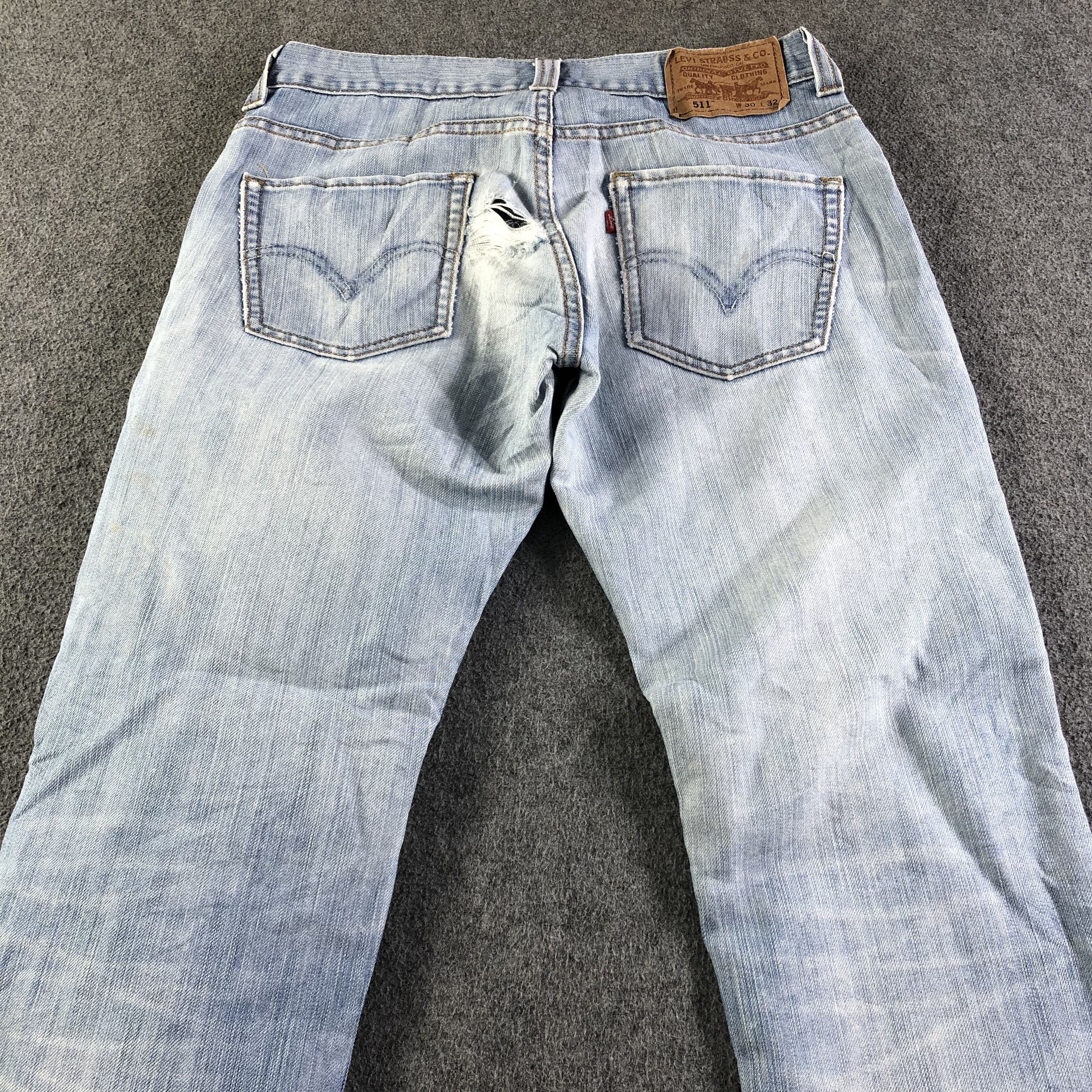 Levi's Vintage Blue Wash Levis 511 Jeans-J4501 Size US 29 - 4 Thumbnail