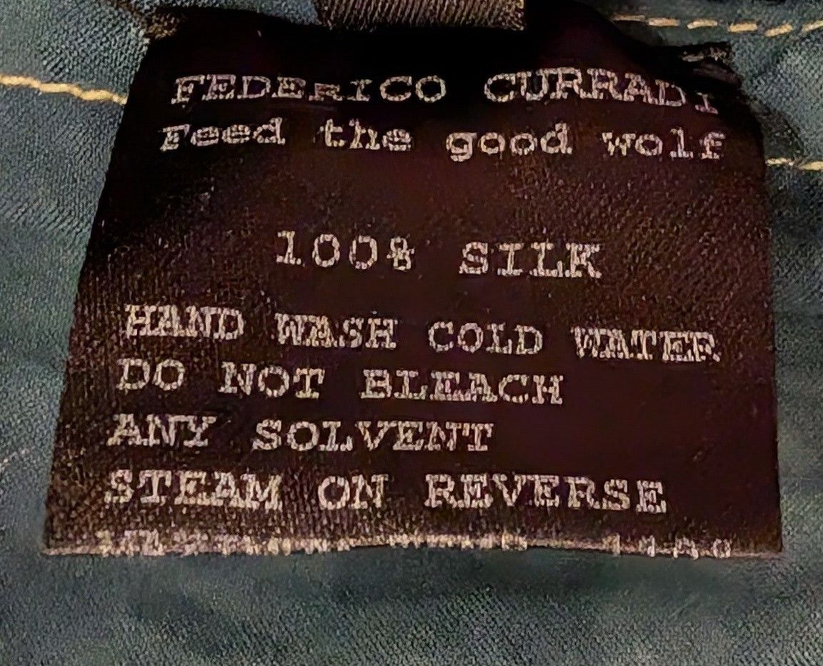 Federico Curradi RARE Federico Curradi 100% Silk Popover Shirt Size IT 50 Size US M / EU 48-50 / 2 - 5 Thumbnail