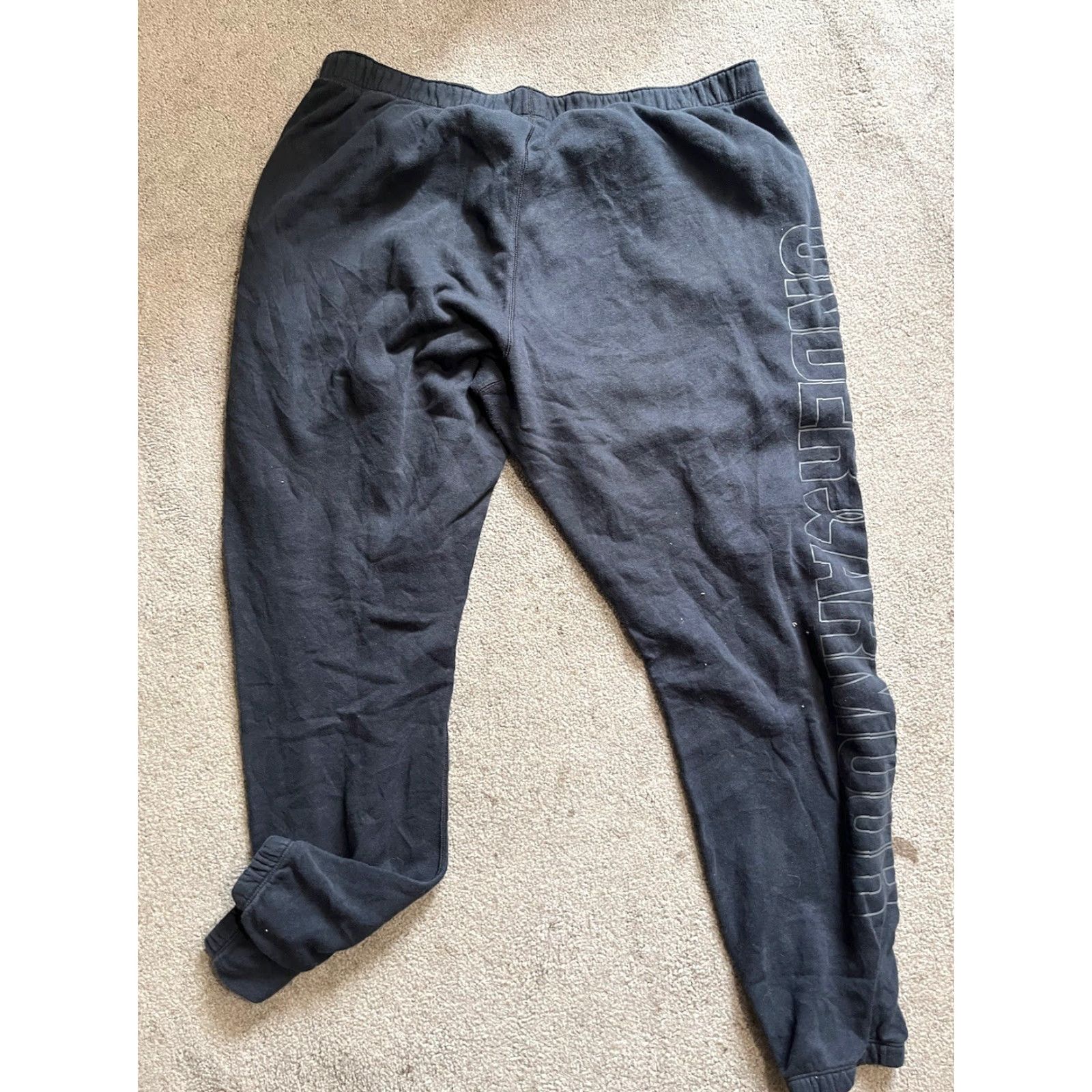 Under Armour Under Armour Womens Black High Rise Stretch Training Gym Jogger L Size 36" / US 14 / IT 50 - 3 Thumbnail