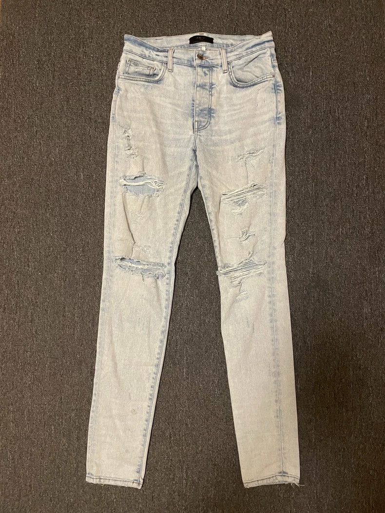 Amiri high street distressed high elasticity Jeans