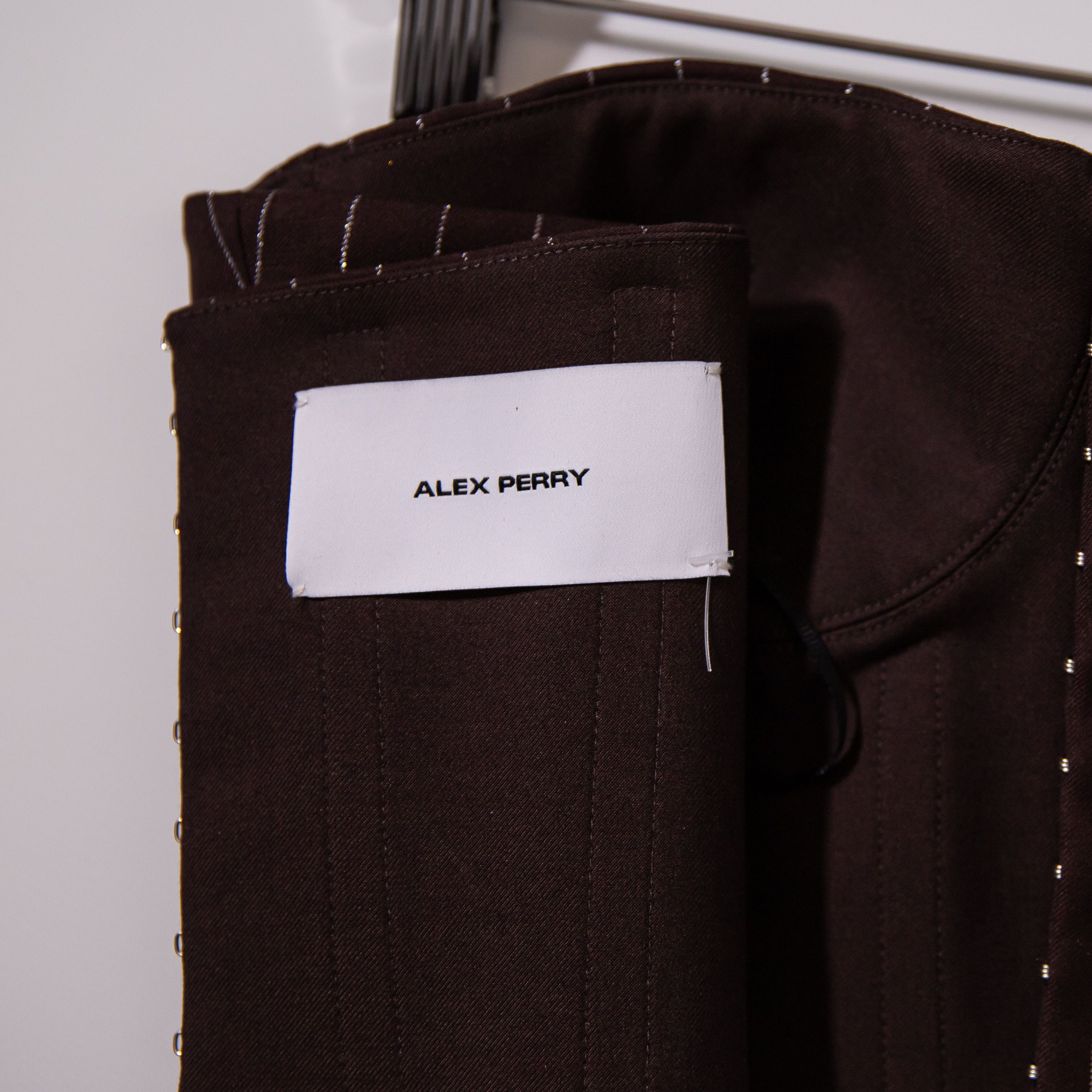 Alex Perry Alex Perry Chocolate Gold Metallic Lurex Size M / US 6-8 / IT 42-44 - 3 Thumbnail