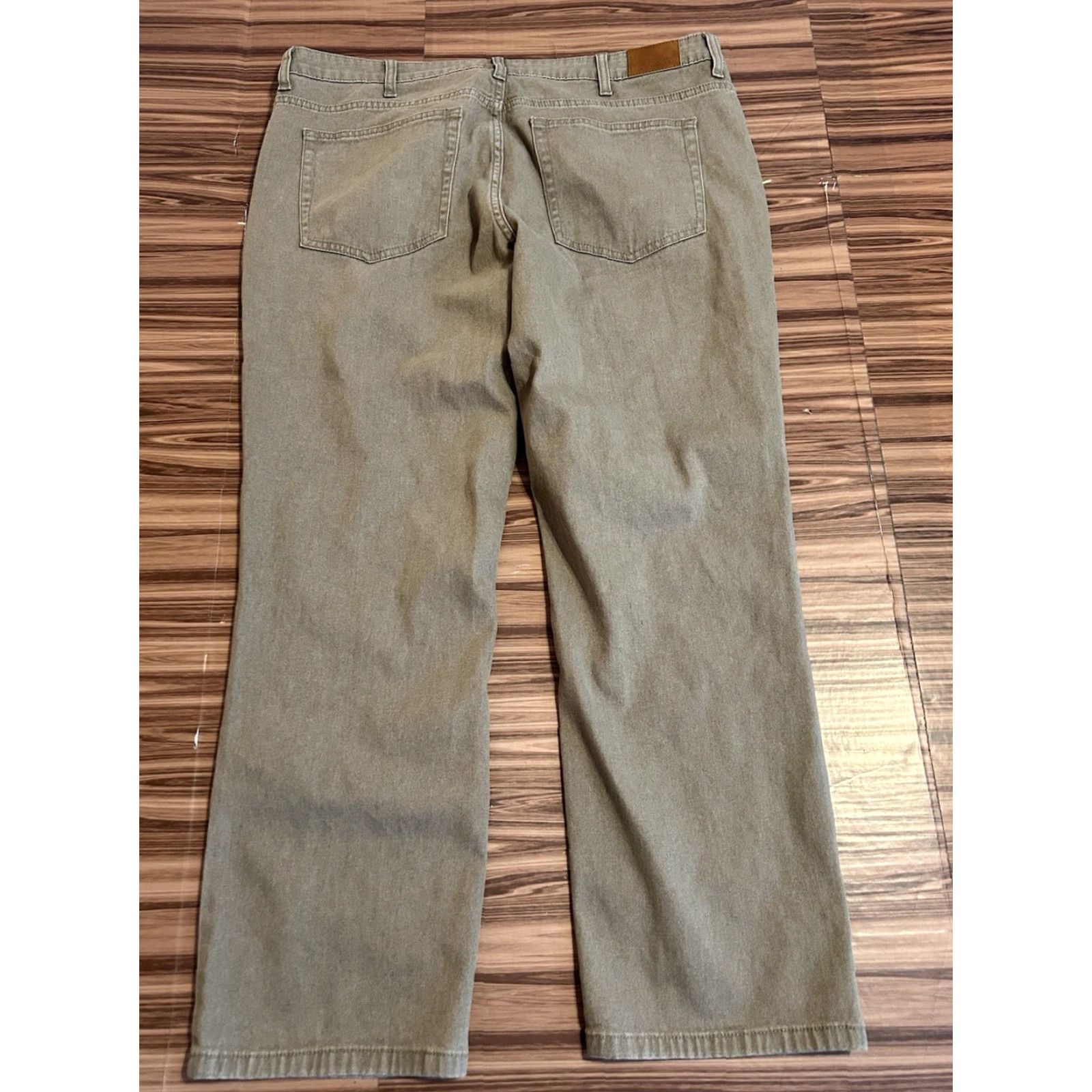 Flag & Anthem Flag And Anthem Mens Jeans Straight Khaki 38x30 Size US 38 / EU 54 - 2 Thumbnail