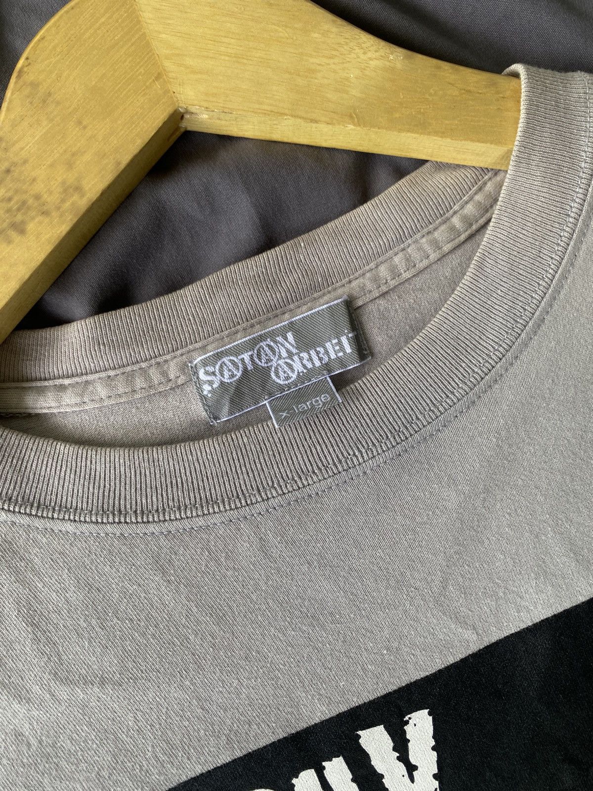 Japanese Brand × Vintage Satan Arbeit Japan Anarchy Punk tee RARE Design Size US XL / EU 56 / 4 - 3 Thumbnail