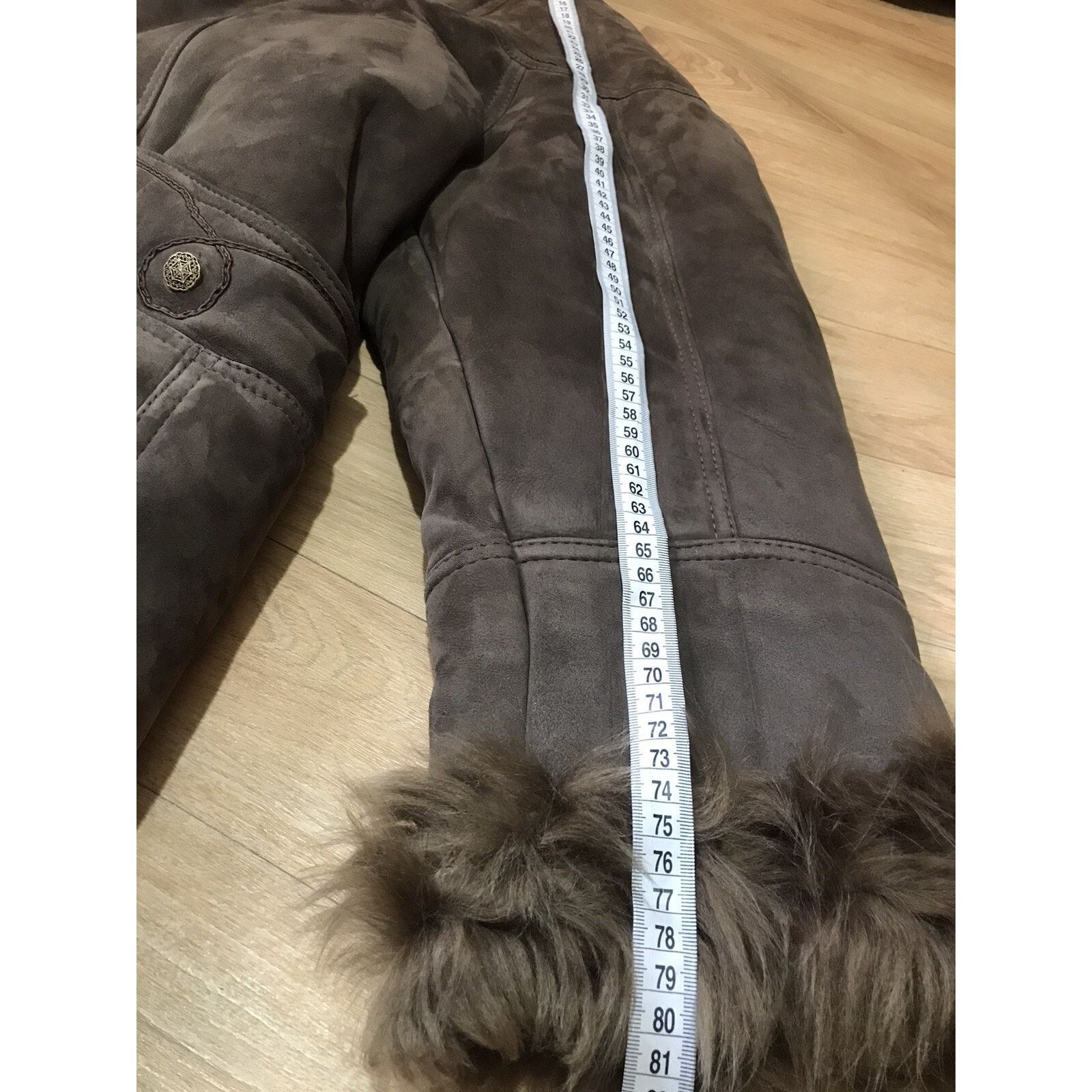 The Unbranded Brand vintage Afghan Coat Shearling Sheepskin Penny Lane Y2K Fur Size XXL / US 16-18 / IT 52-54 - 7 Thumbnail