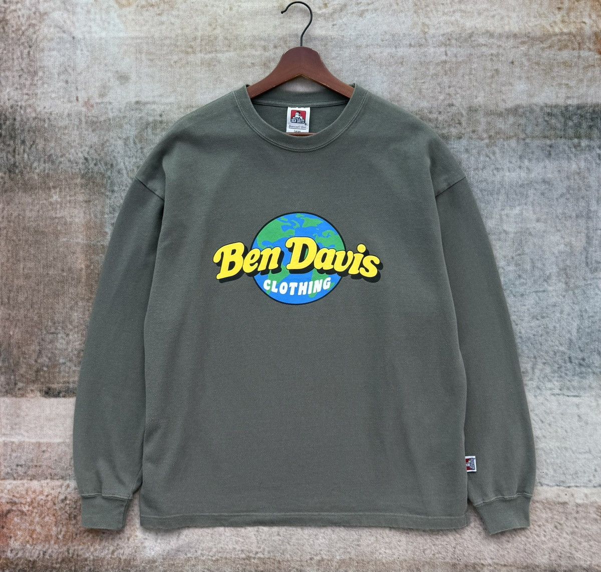 Ben Davis Ben Davis Big Logo Oversized Crewneck Sweatshirt Size US L / EU 52-54 / 3 - 1 Thumbnail