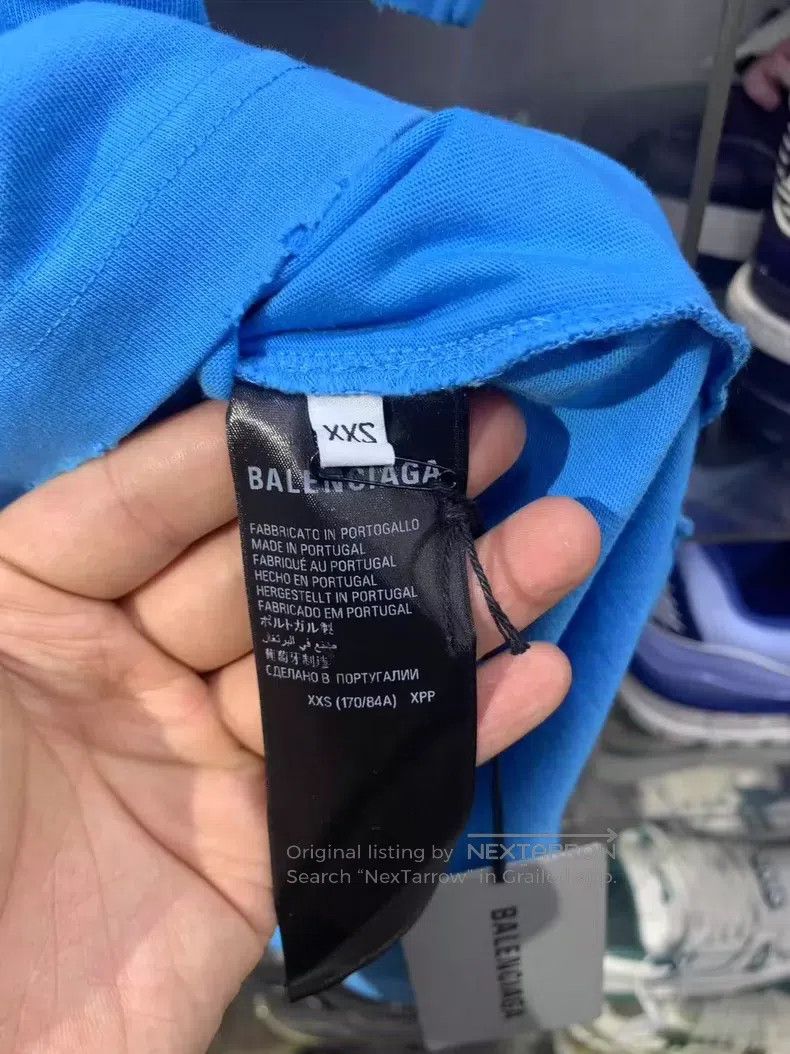 Balenciaga Balenciaga Ice Blue Crack Coca-Cola XXS Size Size US XXS / EU 40 - 5 Thumbnail