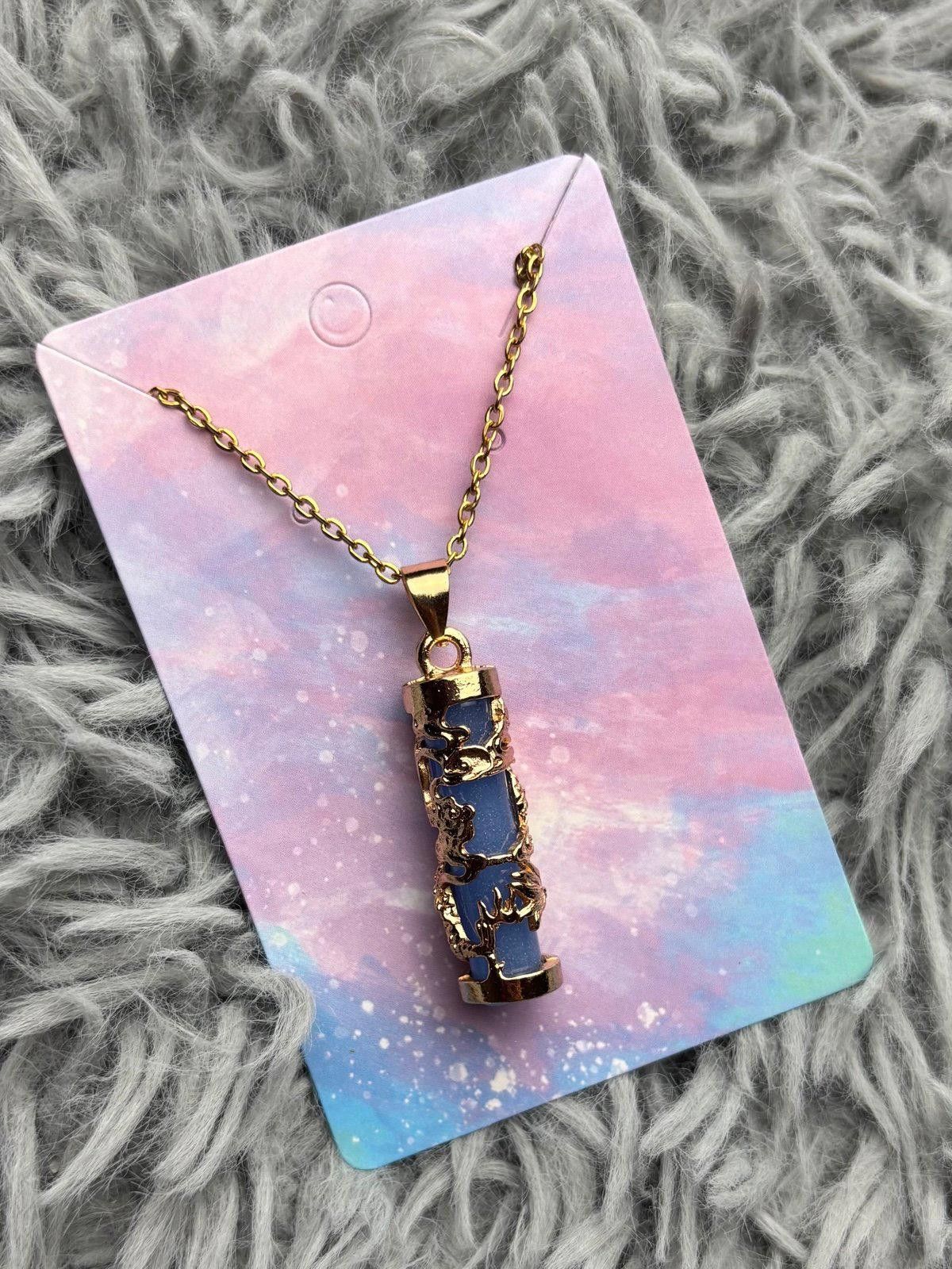 Handmade Gold plated glow in the dark necklace Size ONE SIZE - 1 Preview