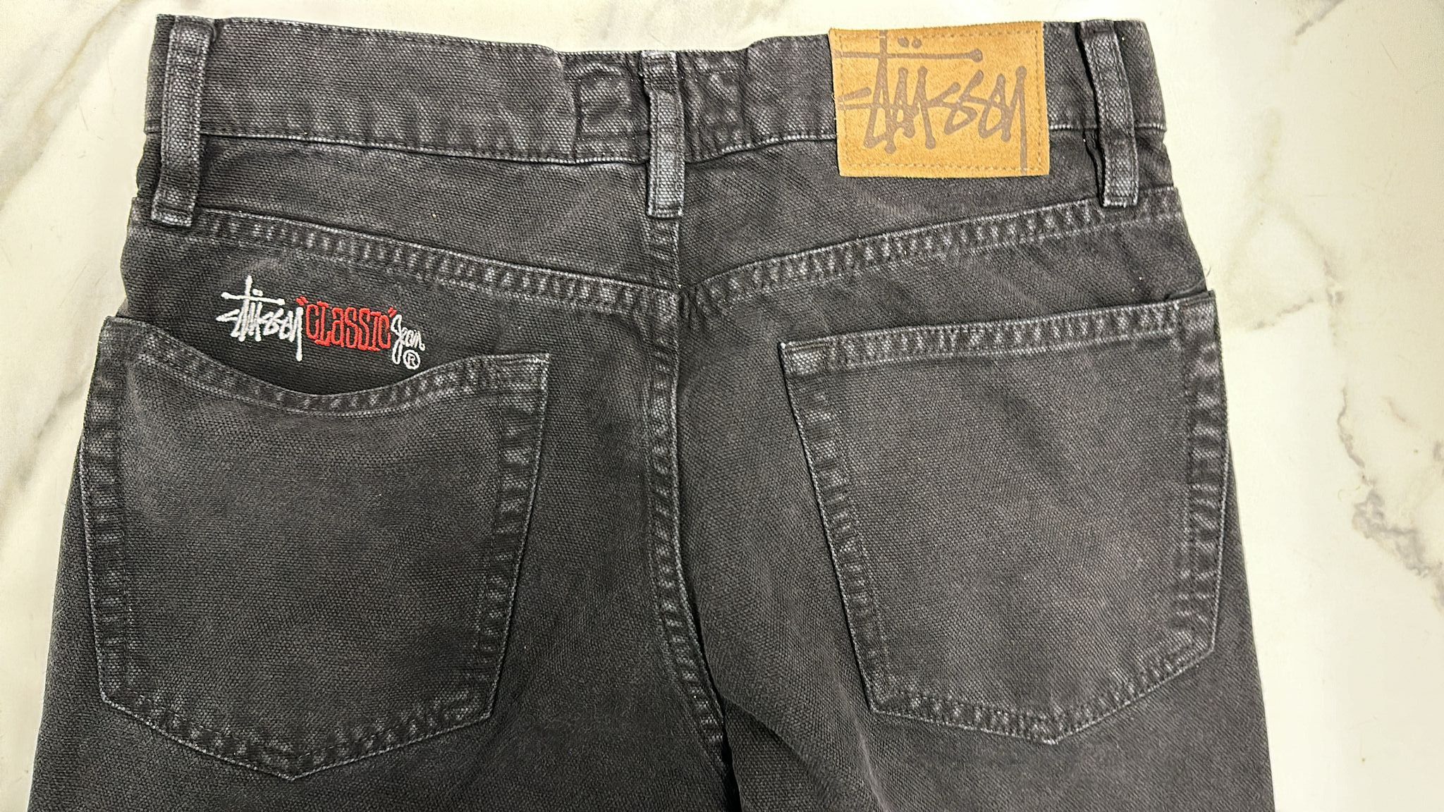 Stussy × Vintage Stüssy Classic Jean Size 28 Black Size US 28 / EU 44 - 3 Thumbnail