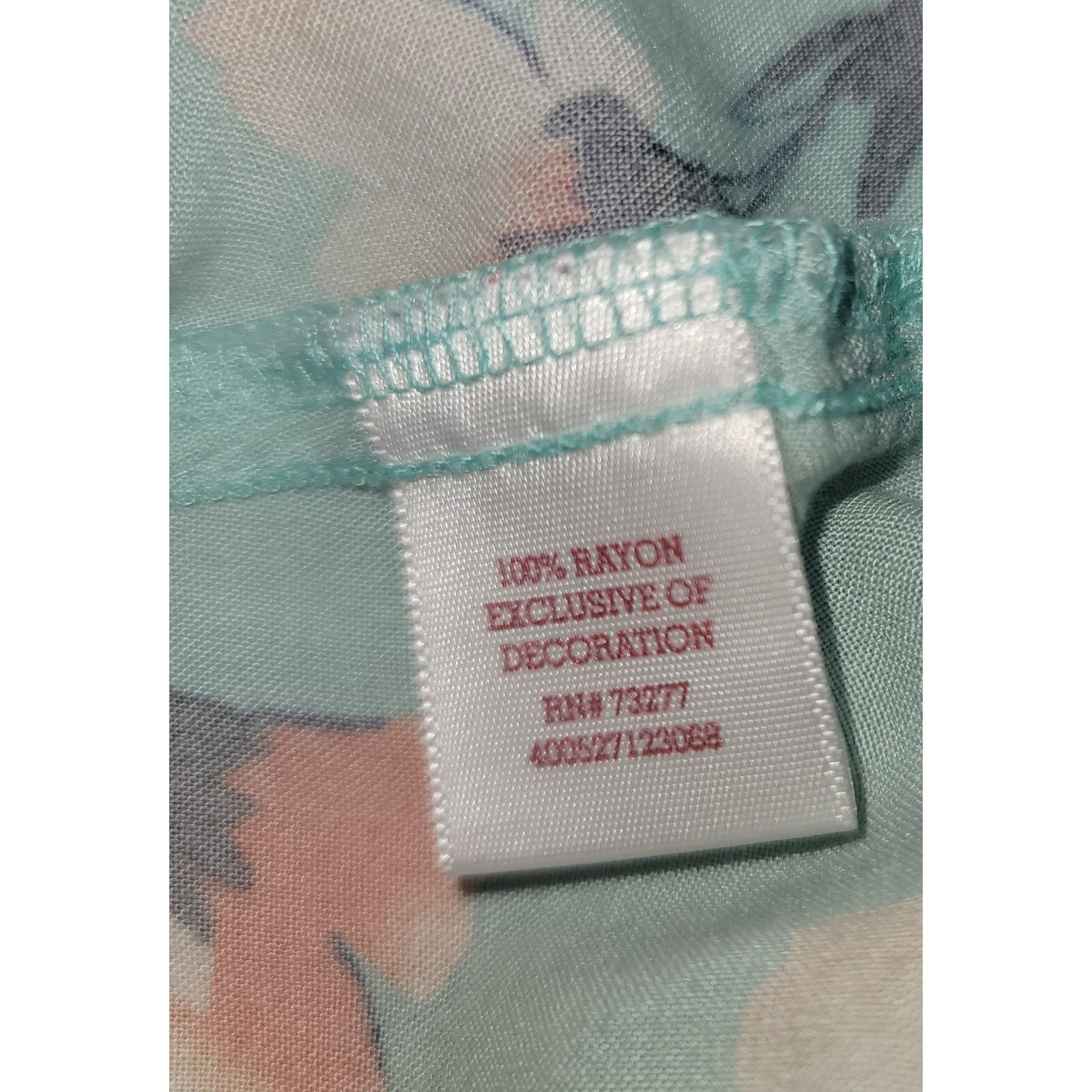 Other SO Light Blue Floral Spaghetti Straps Midi Dress Large Size L / US 10 / IT 46 - 4 Thumbnail