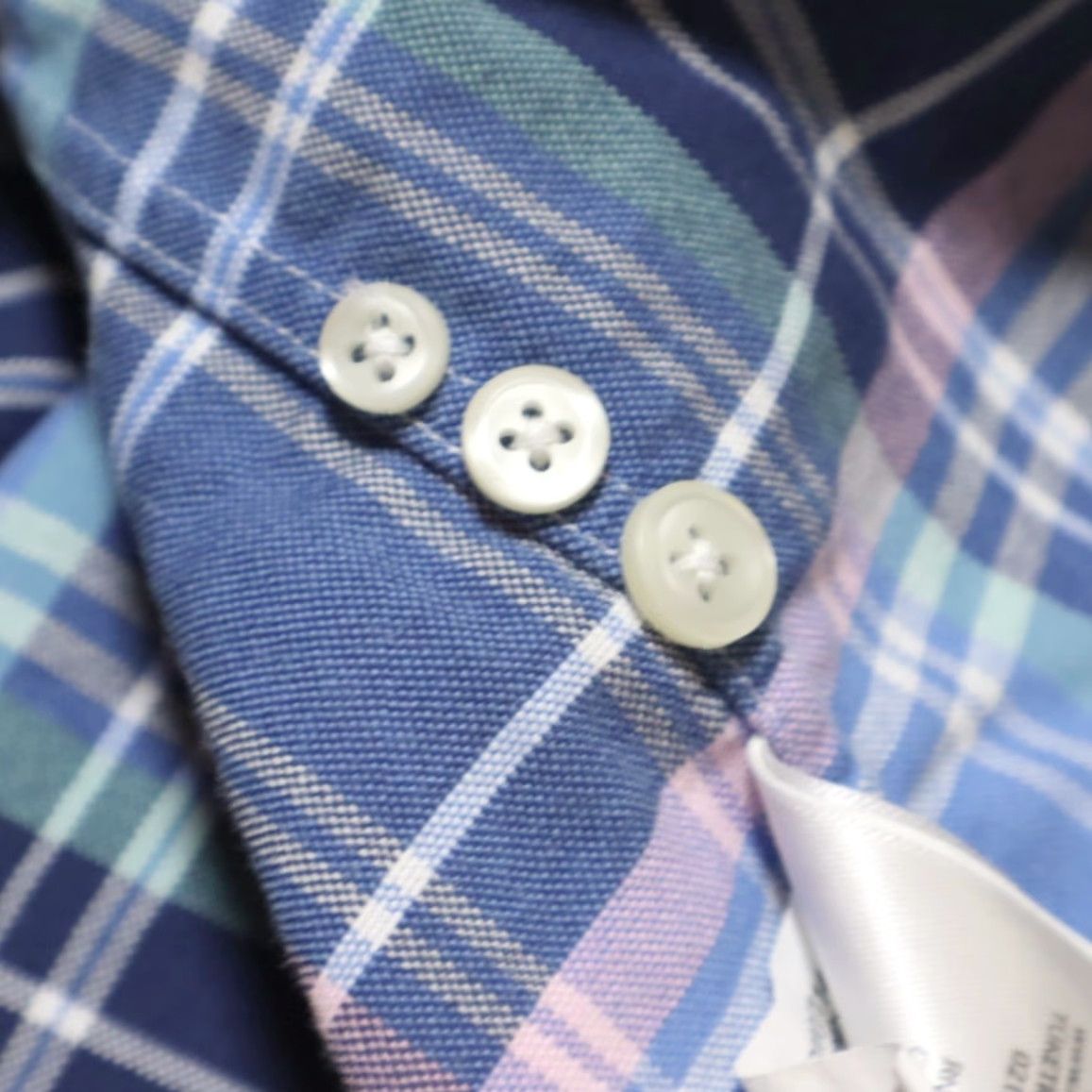 Ralph Lauren Ralph Lauren Shirt Oxford Cotton Plaid Long Sleeve Button Down Blue XLT Men’s Size US XL / EU 56 / 4 - 6 Thumbnail