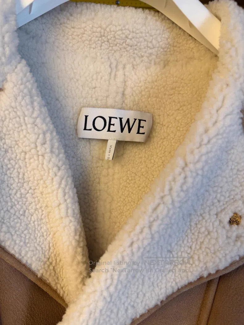 Loewe Loewe Men's Fur-Trimmed Full-Length Coat Size US S / EU 44-46 / 1 - 5 Thumbnail