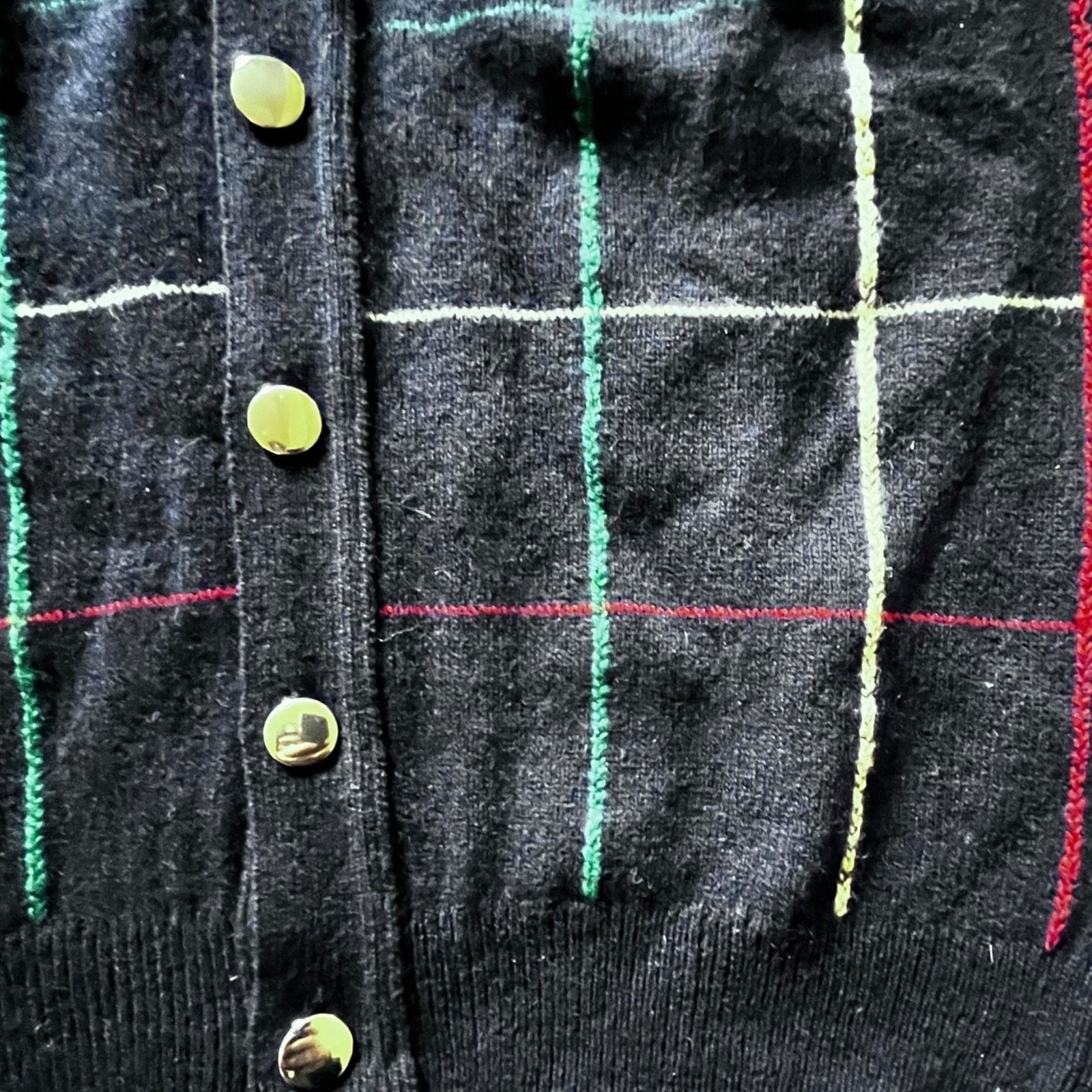 Other VTG Lord Jeff Lambswool Vest Med Plaid Button Up Ireland 90s Size US M / EU 48-50 / 2 - 4 Thumbnail