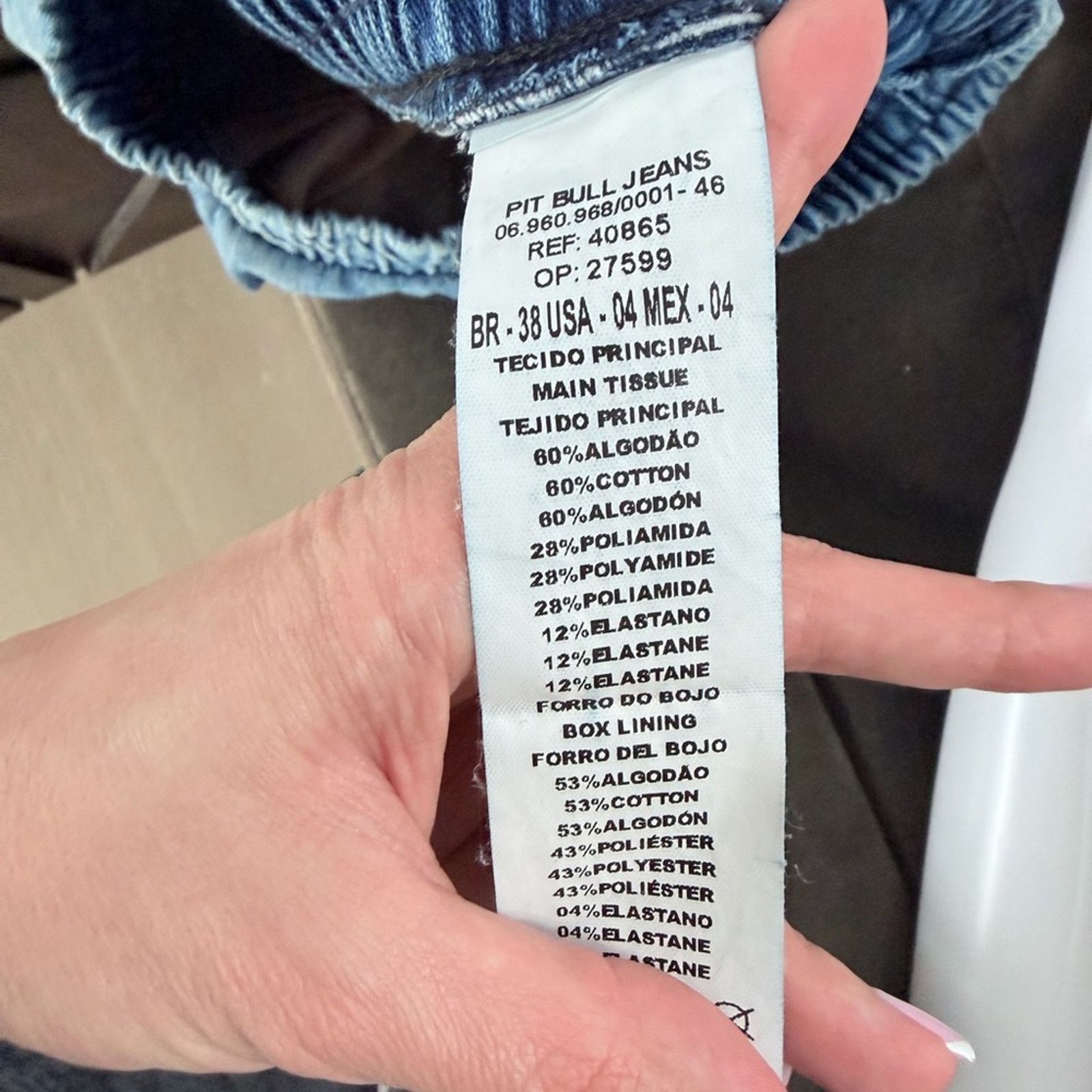 Other New Y2K Pitbull Blue Denim Jeans Shorts Butt sculpting Size 27" / US 4 / IT 40 - 7 Thumbnail