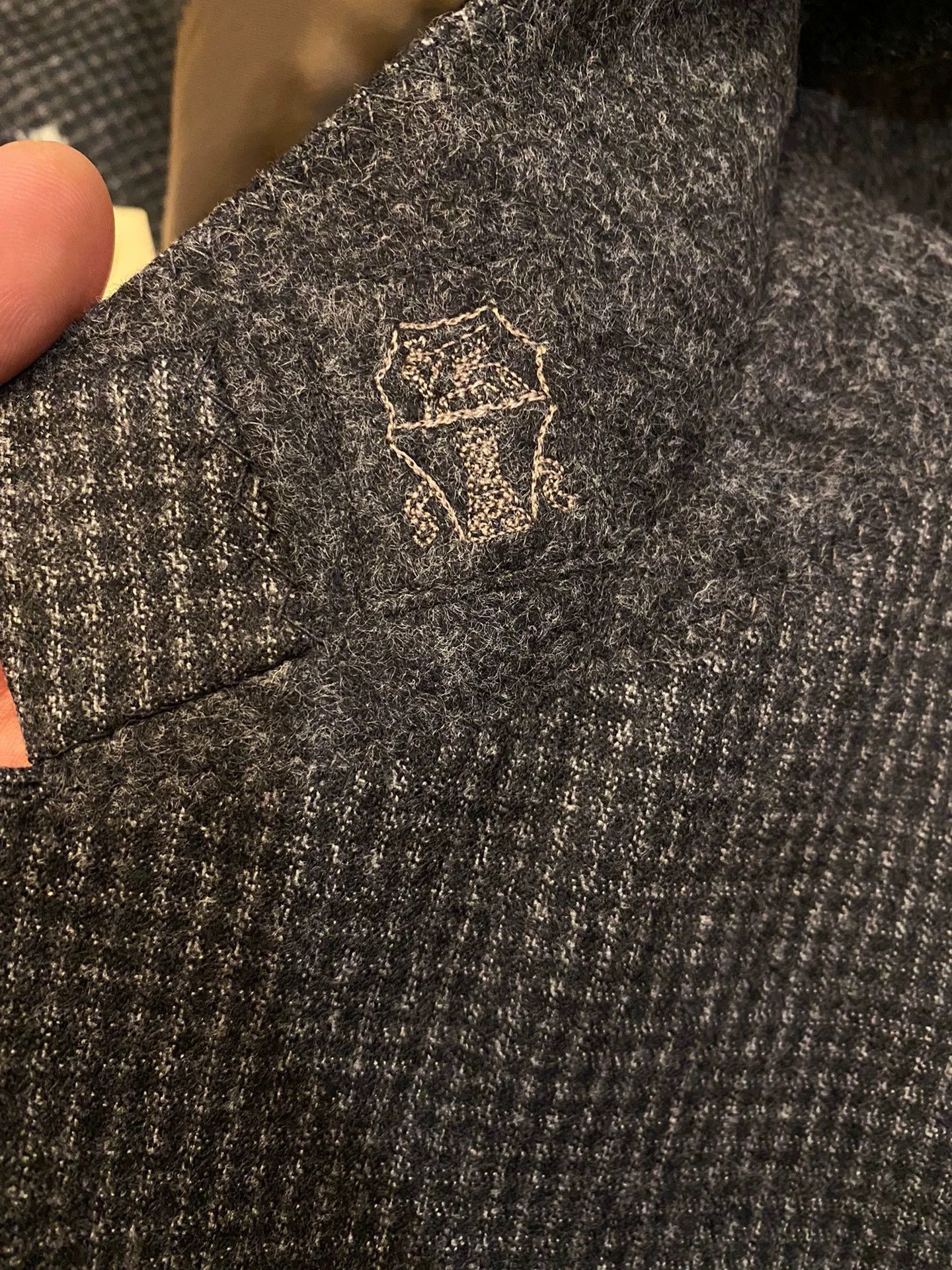 Brunello Cucinelli BRUNELLO CUCINELLI Italian Handmade Wool Blazer Size 50R - 7 Thumbnail