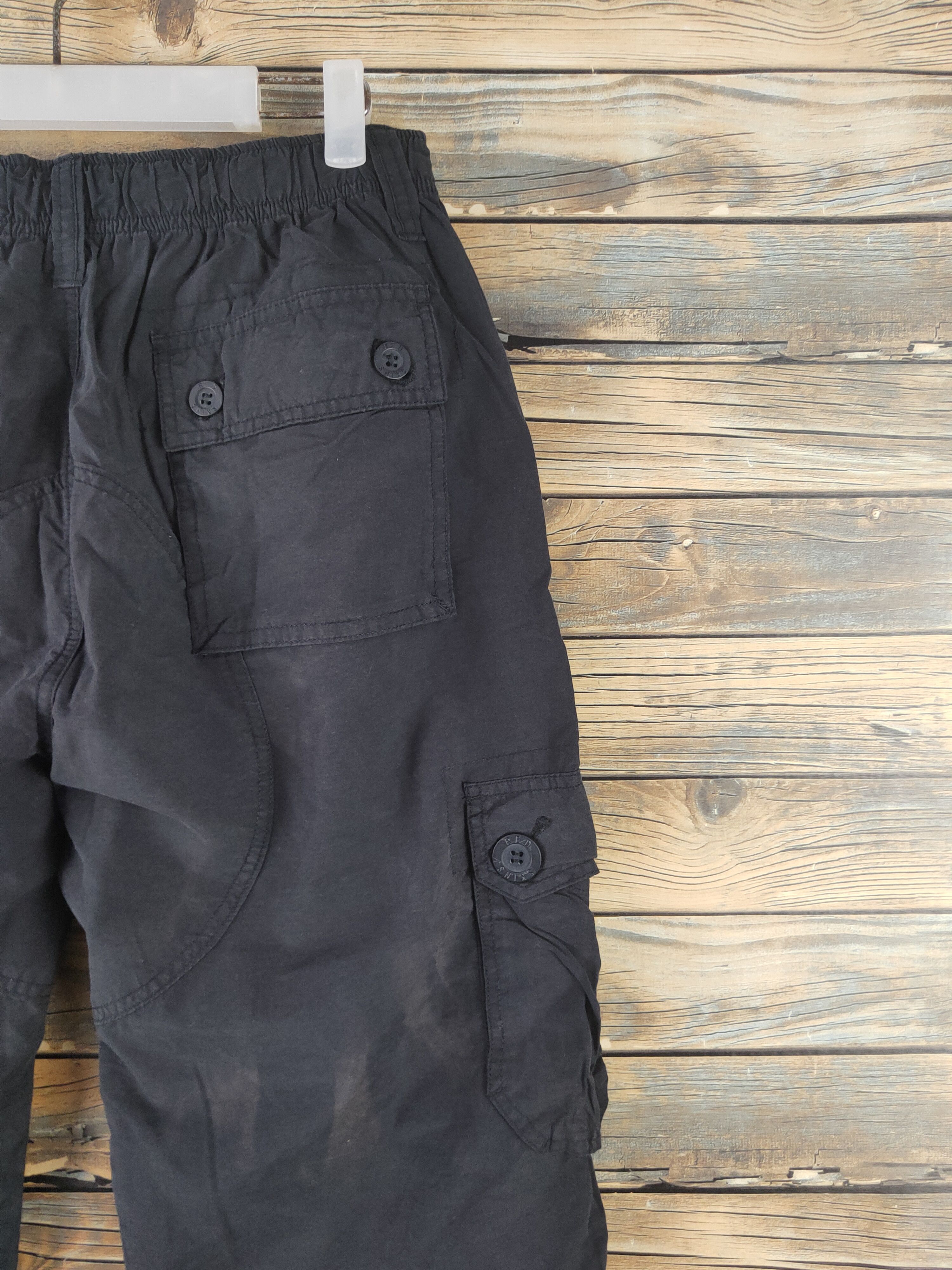 Japanese Brand DL Redskins Black Multipocket Cargo Pants #1925 Size US 31 - 11 Thumbnail
