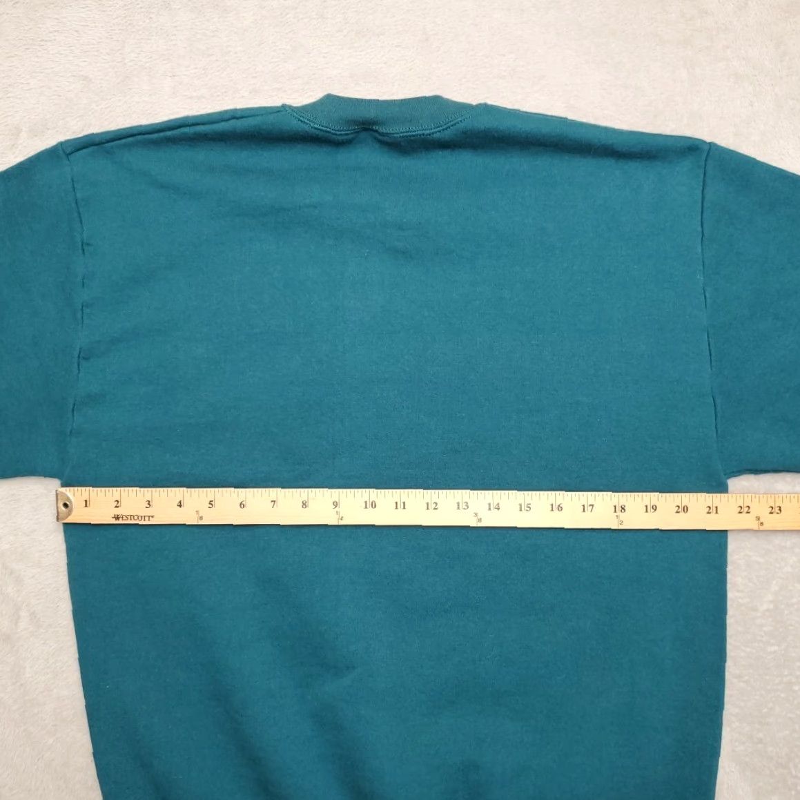 Jerzees VINTAGE Jerzees Sweatshirt Mens L Green Long Sleeve Pullover Crewneck Blank Size US L / EU 52-54 / 3 - 7 Thumbnail
