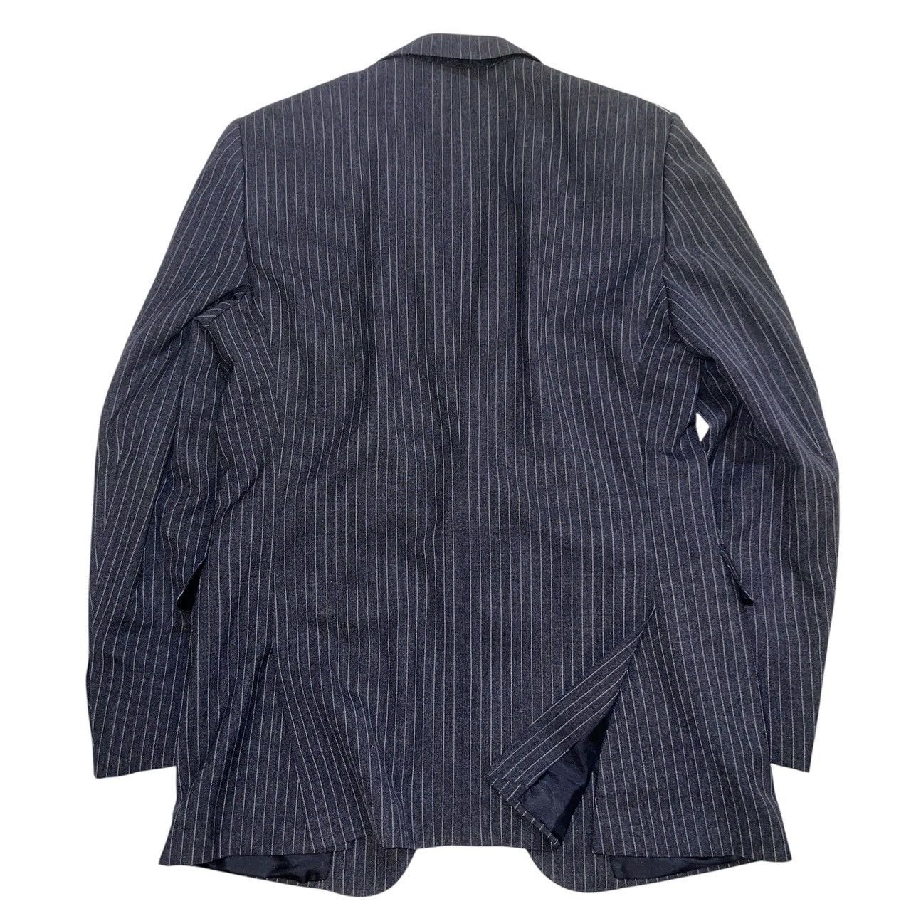 Alfred Dunhill $2700 DUNHIL wool pinstripe jacket gray/white Size 42R - 7 Thumbnail