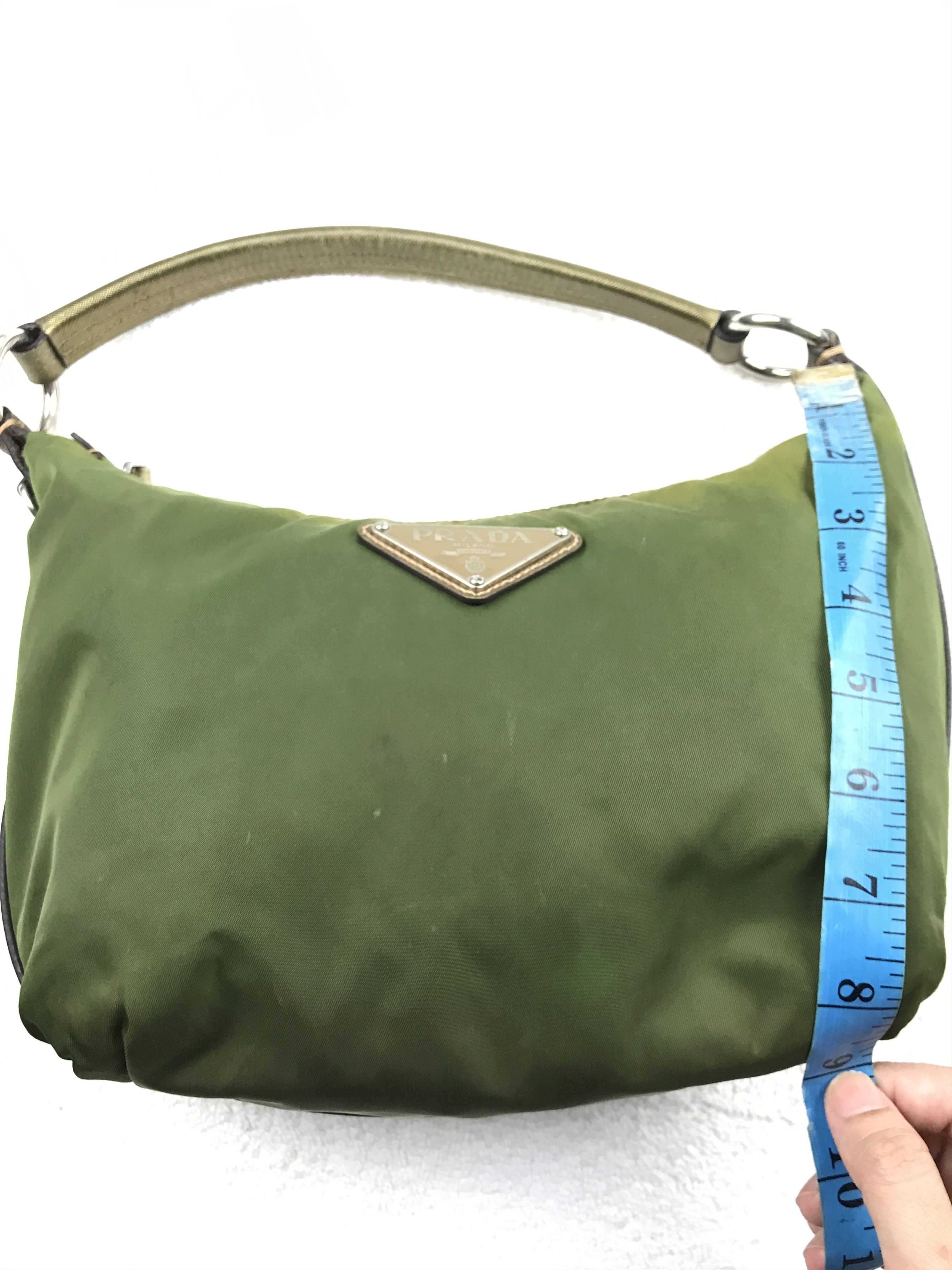 Prada Vintage Prada Nylon Hobo Shoulder Bag Size ONE SIZE - 8 Thumbnail