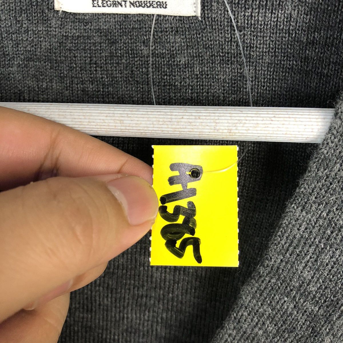 Japanese Brand Quide Nevf Black Cardigan Knitwear #A1385 Size US L / EU 52-54 / 3 - 10 Thumbnail