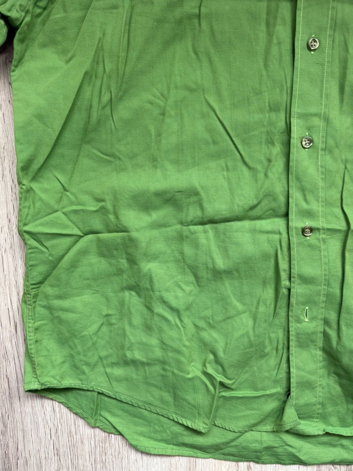 Yves Saint Laurent YSL Pour Homme Green Cotton Shirt XL Vintage Y2K Minimal Size US XL / EU 56 / 4 - 7 Thumbnail