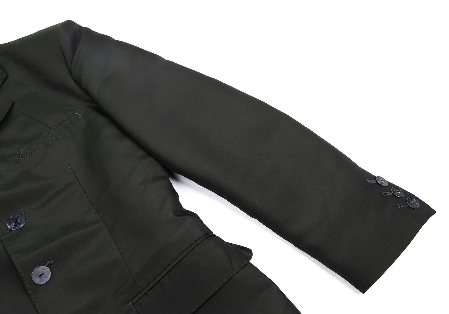 Jean Paul Gaultier Striped Lining Jacket in Deep Green Size 48 Size US M / EU 48-50 / 2 - 6 Thumbnail