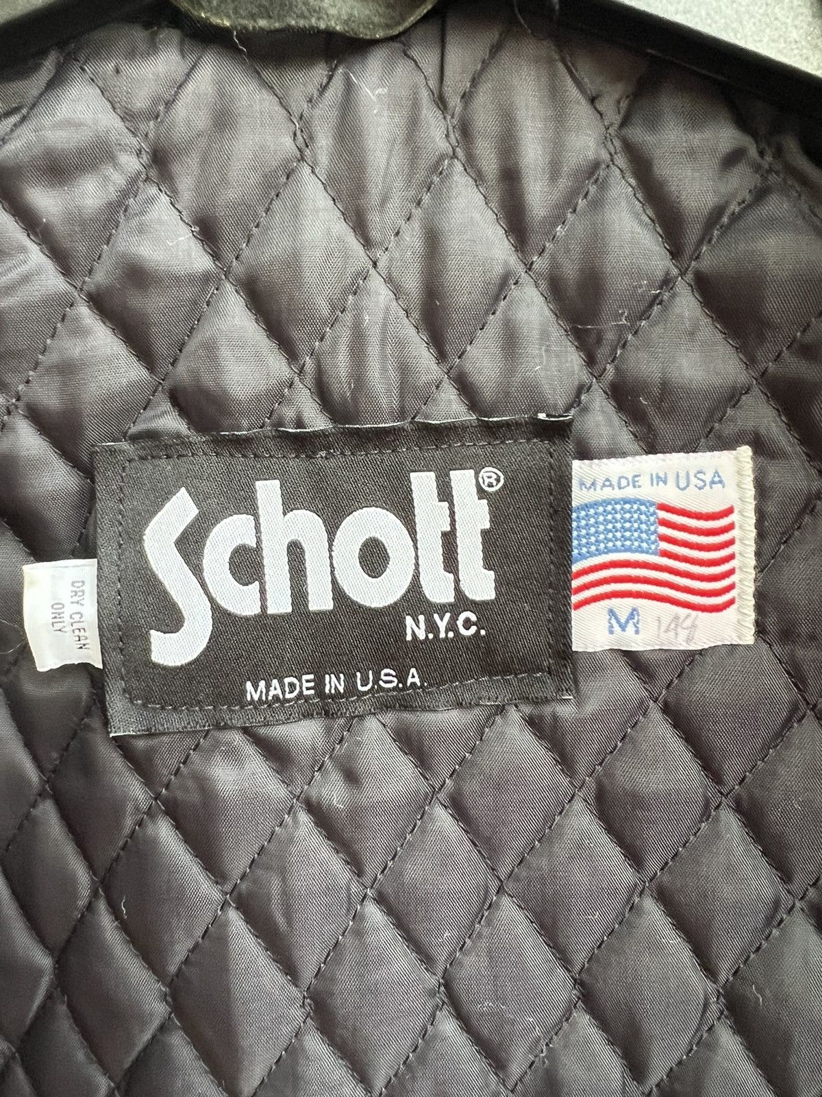 Schott Vintage Schott N.Y.C. Lot BNDL Black Nylon Racer Jacket Size US M / EU 48-50 / 2 - 19 Thumbnail