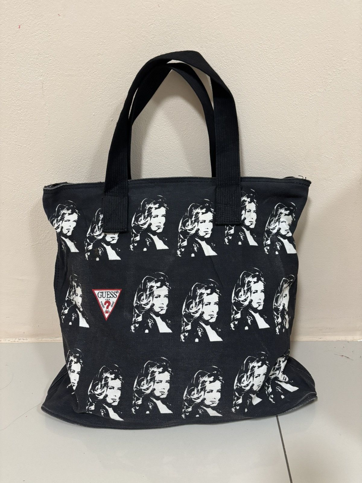 Guess VINTAGE GUESS CLAUDIA SCHIFFER TOTE BAG Size ONE SIZE - 1 Thumbnail