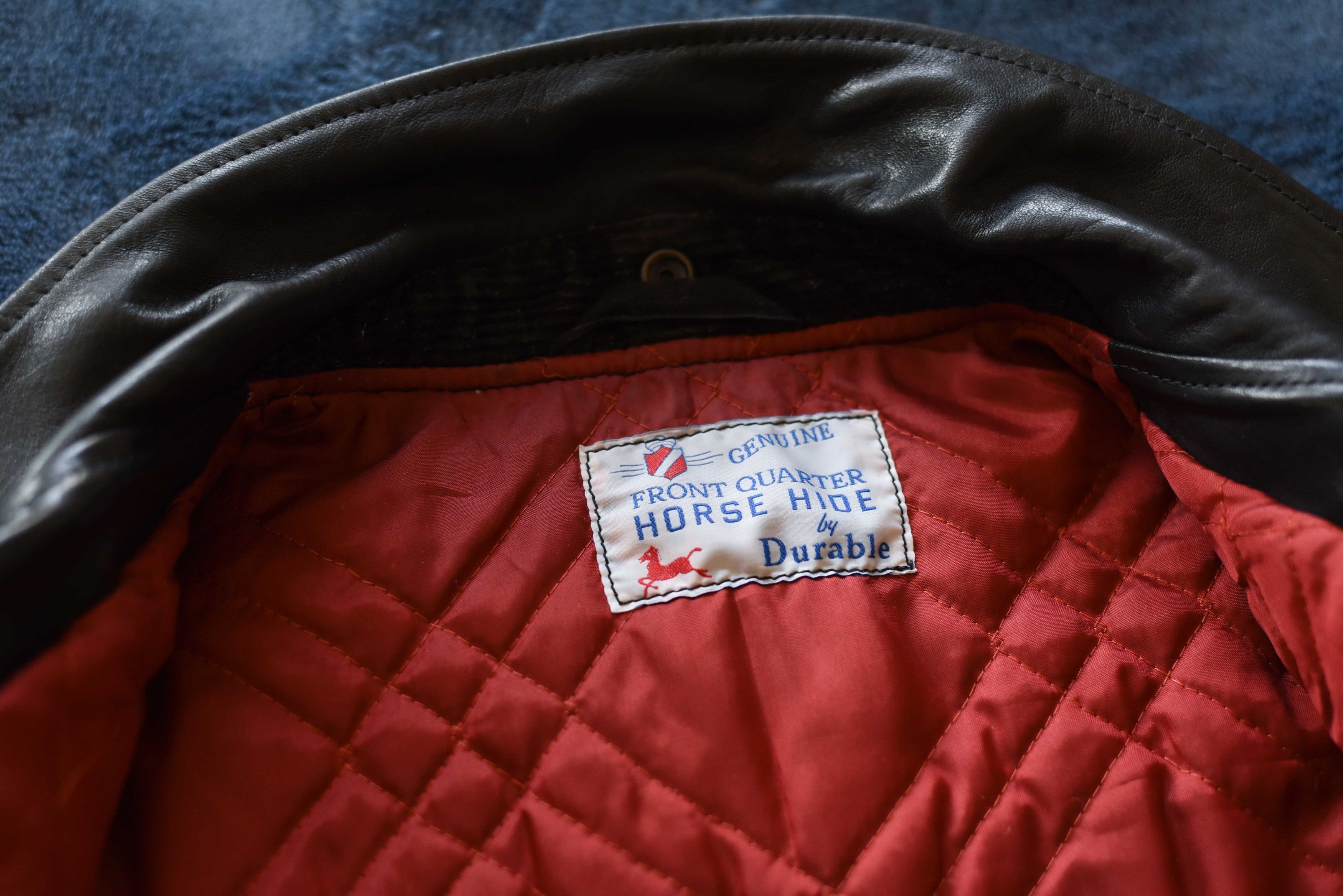 Other Bill Kelso Durable Code 33 Black Horsehide Leather Jacket 40 Size US M / EU 48-50 / 2 - 14 Thumbnail