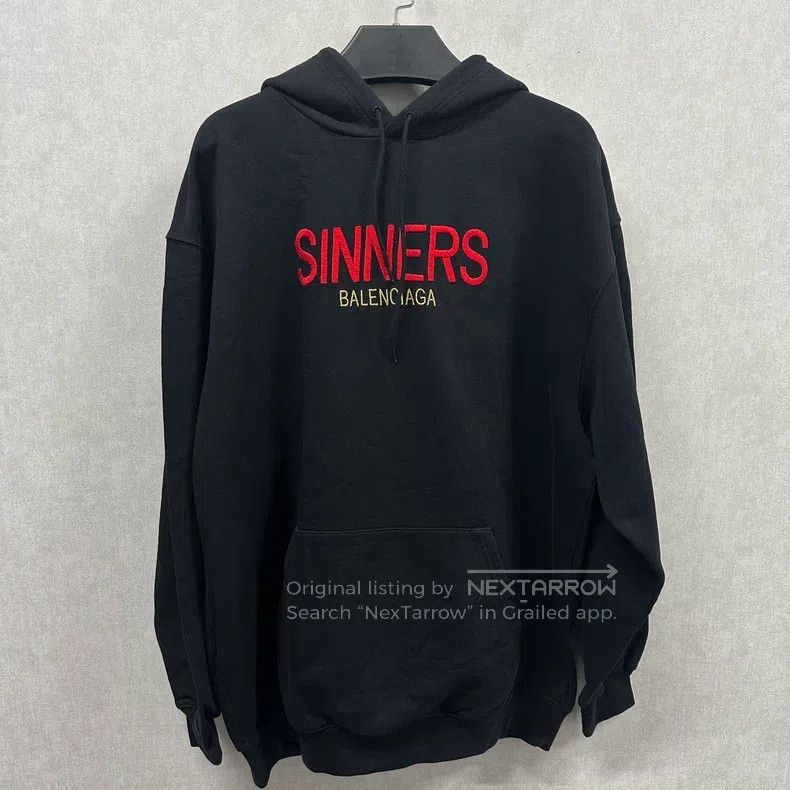 Balenciaga Balenciaga Sinner Hoodie Size US L / EU 52-54 / 3 - 1 Thumbnail