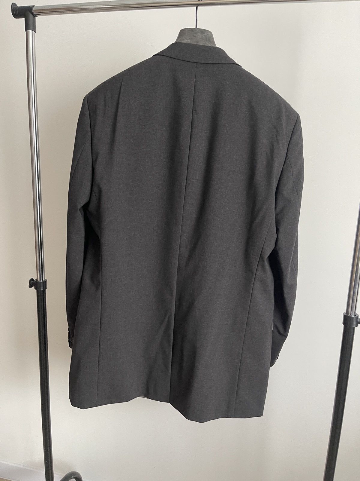Hugo Boss Vintage hugo boss wool gray blazer classic jacket 46L Size 46L - 6 Thumbnail