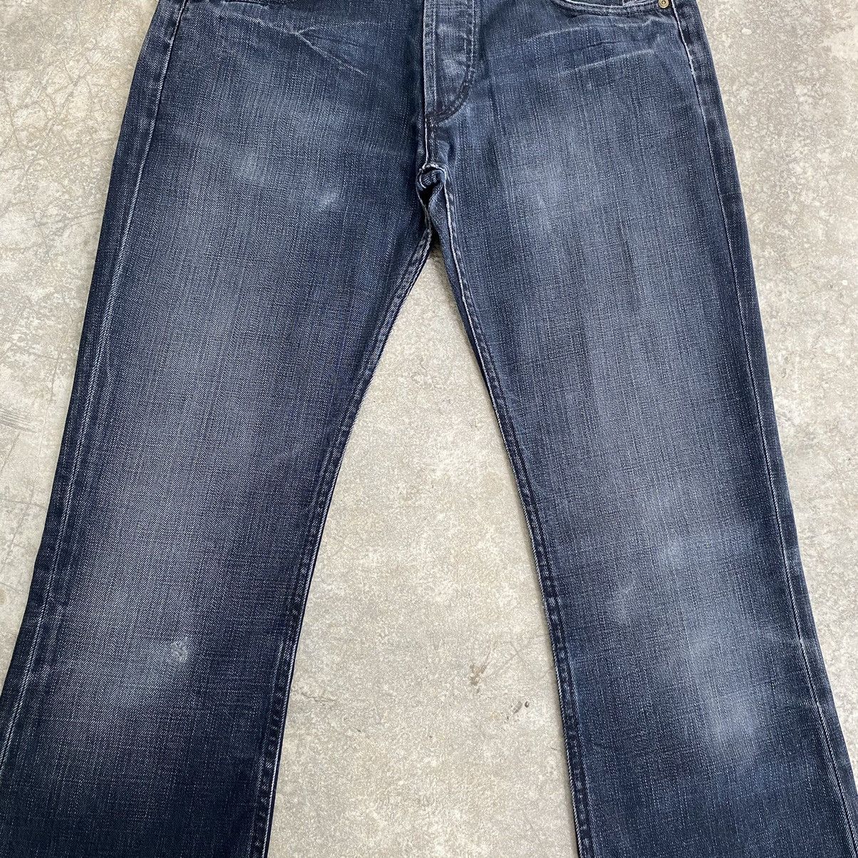 Lee Vintage Lee Faded Black Flared Denim Jeans Size US 34 / EU 50 - 4 Thumbnail