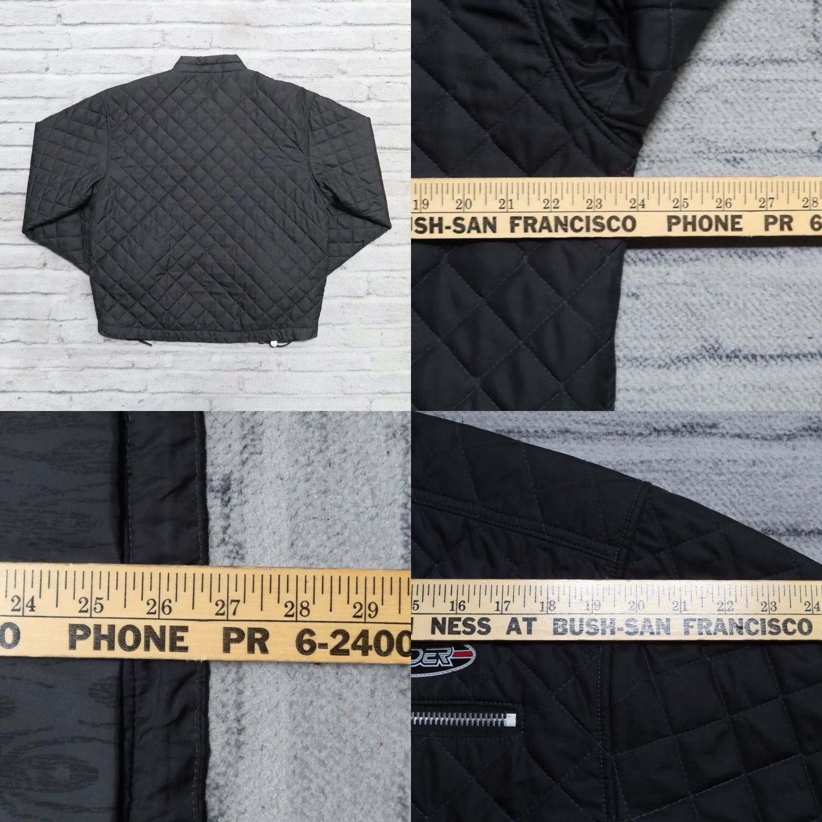 Spyder VINTAGE Spyder Quilted Bomber Jacket Mens M Black Bomber Jacket Mens M Black Quilted Spyder Vintage Size US M / EU 48-50 / 2 - 9 Thumbnail