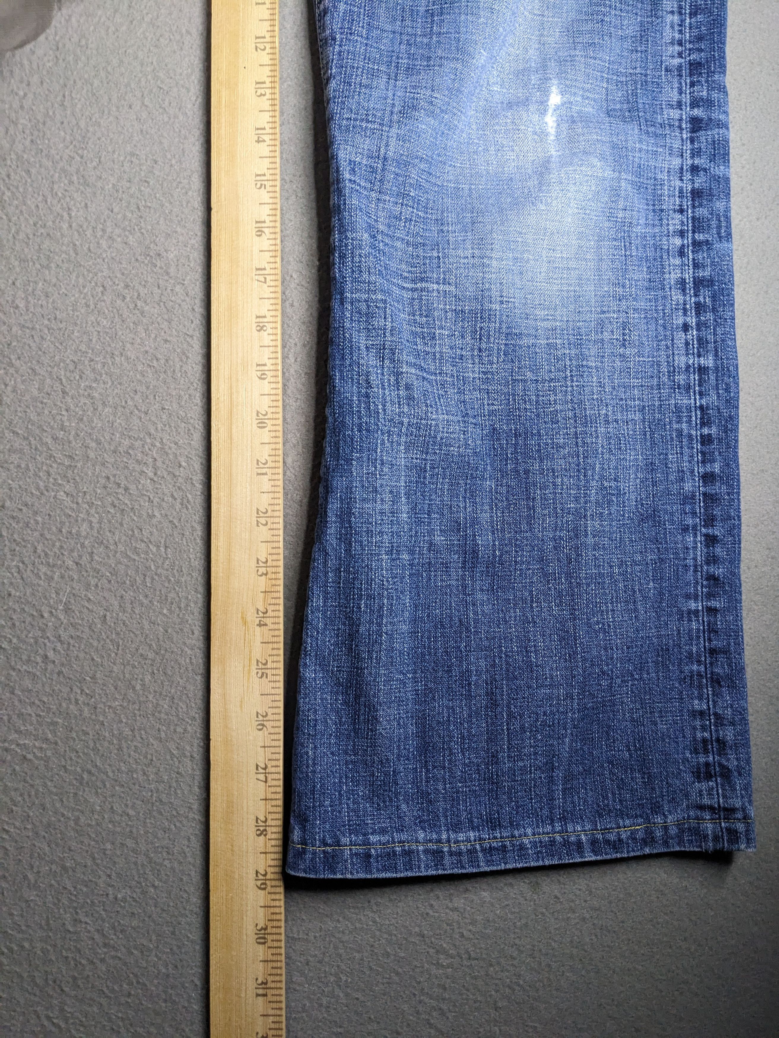 Guess VTG Guess Jeans The Cliff Bootcut Denim 35x29 Y2K Distressed Size US 35 - 20 Thumbnail