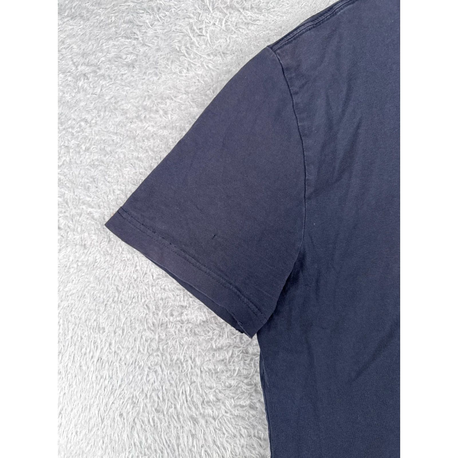 Tommy Hilfiger Tommy Hilfiger Shirt 2XL Blue Cotton Short Sleeve Crew Neck Mens Size US XXL / EU 58 / 5 - 3 Thumbnail