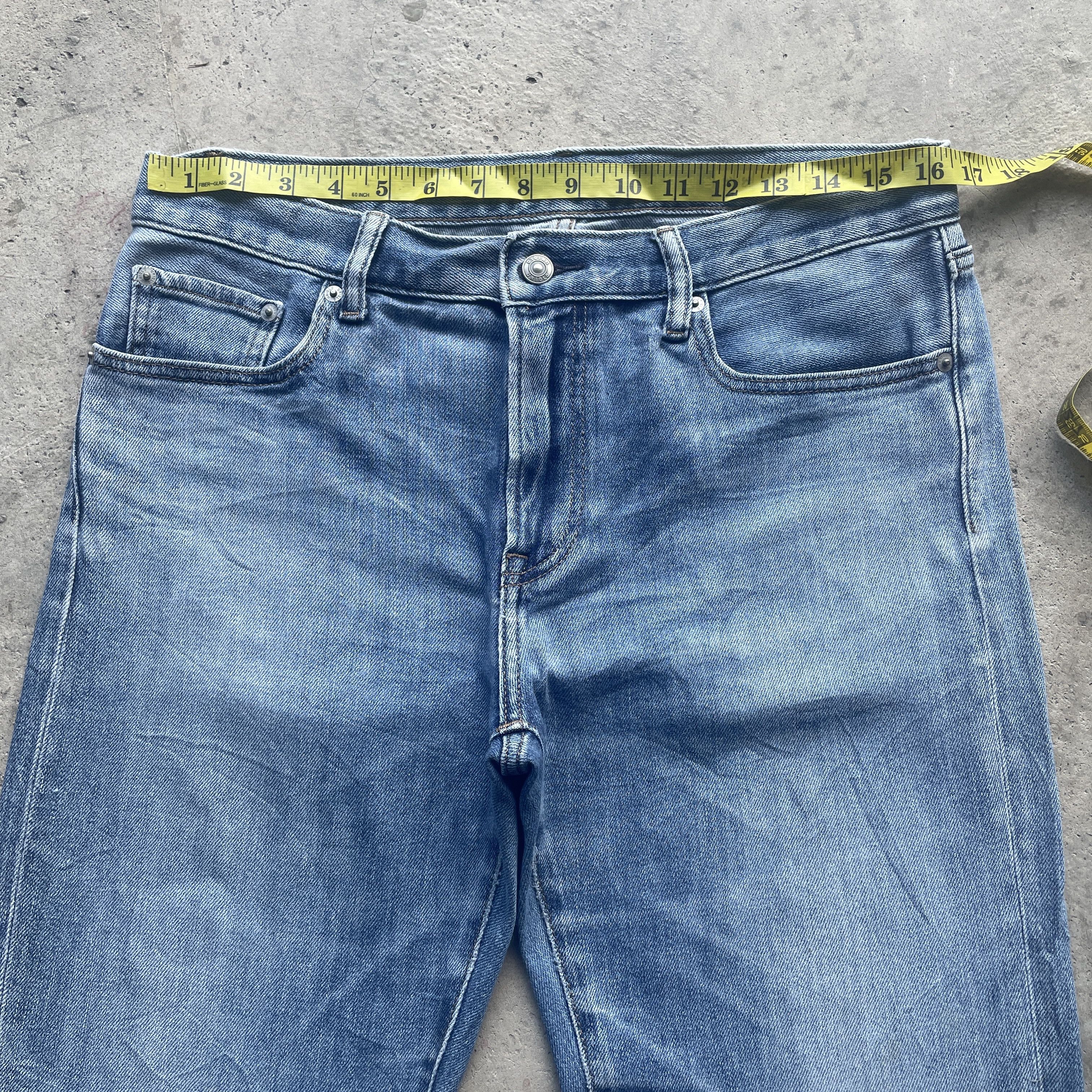 Japanese Brand VINTAGE JAPANESE BRAND DENIM FADED PANTS JEANS W33x30.5 Size US 33 - 5 Thumbnail
