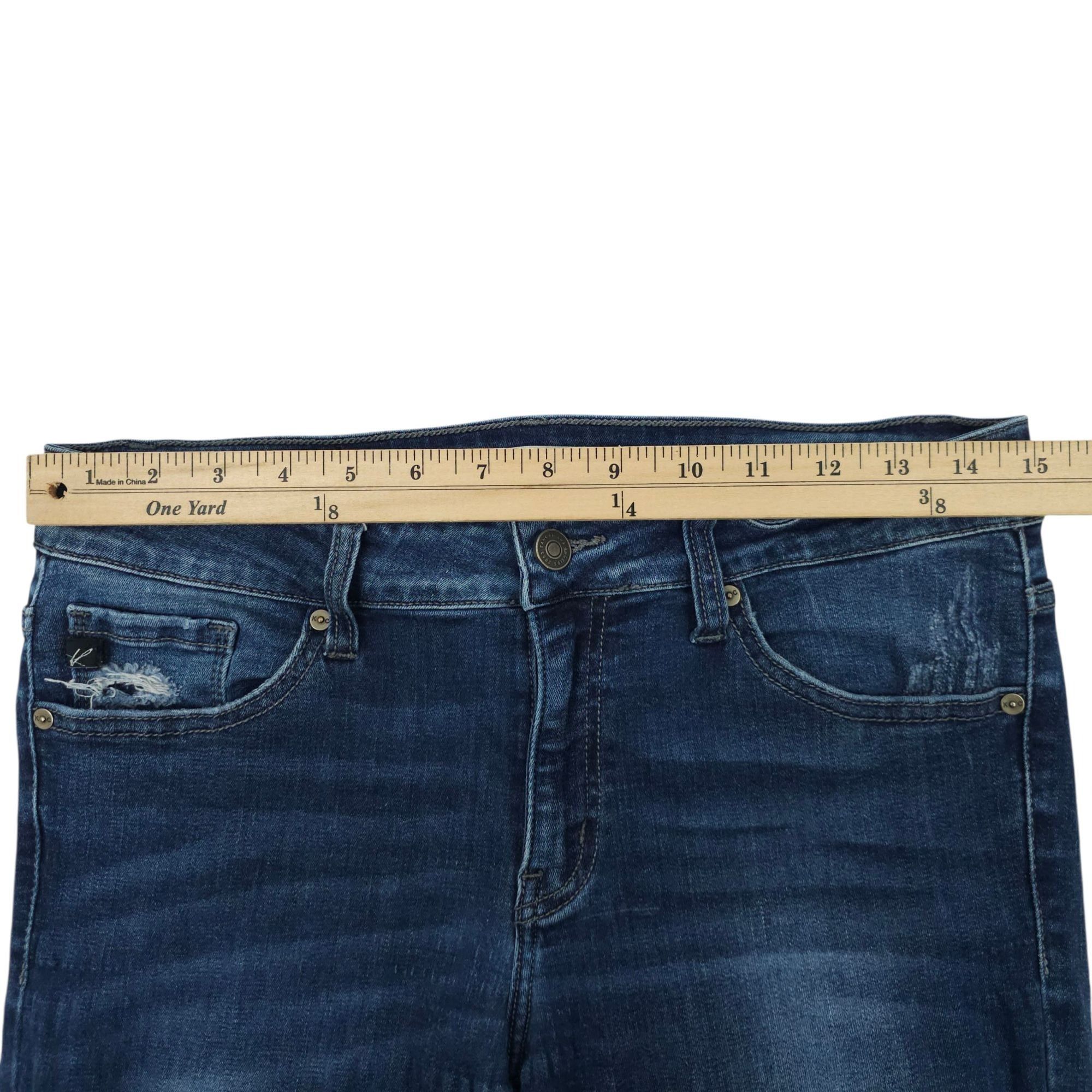 Kancan USA Kancan Skinny Ankle Jeans Womens 11/29 Distressed Ripped Size 30" / US 8 / IT 44 - 3 Thumbnail