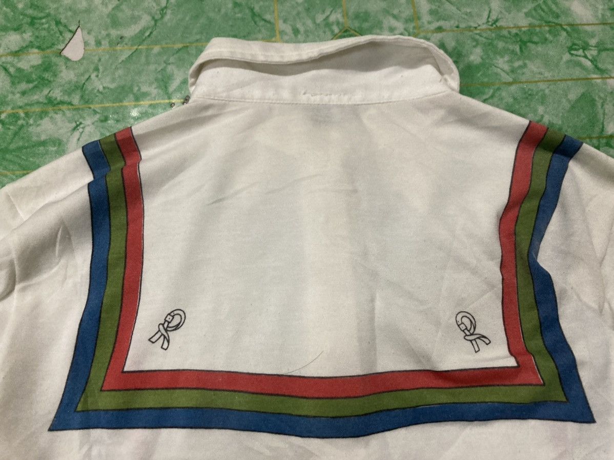 Designer × Roberta di Camerino × Vintage Vintage Roberta Di Camerino Long Sleeve Polo Shirt Size M / US 6-8 / IT 42-44 - 3 Thumbnail