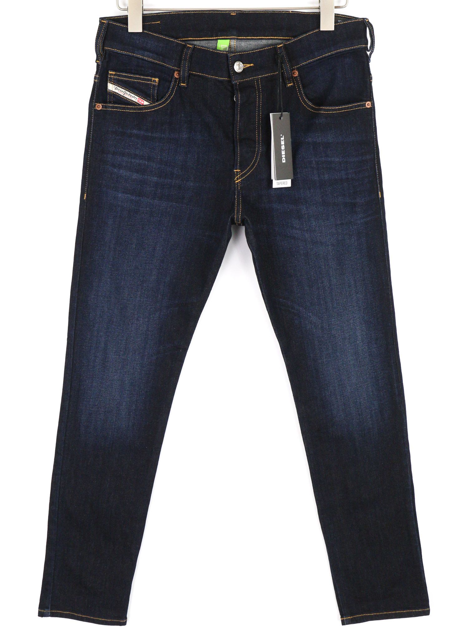 Diesel D-YENNOX 009ZS W30/L32 Tapered Washed Dark Jeans 40163 Size US 30 / EU 46 - 1 Thumbnail