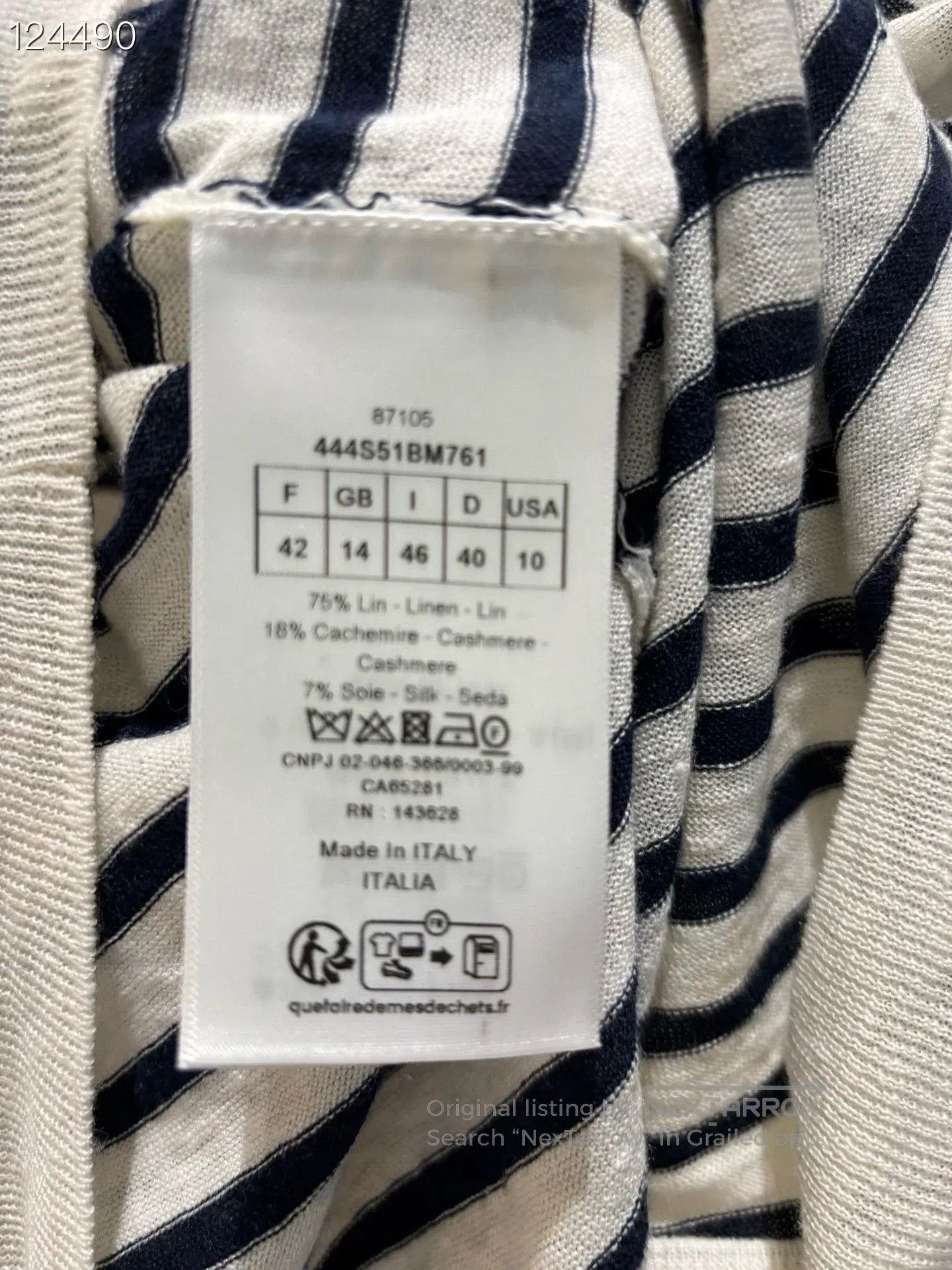 Dior Dior Stripe Star Long. Size M / US 6-8 / IT 42-44 - 4 Thumbnail
